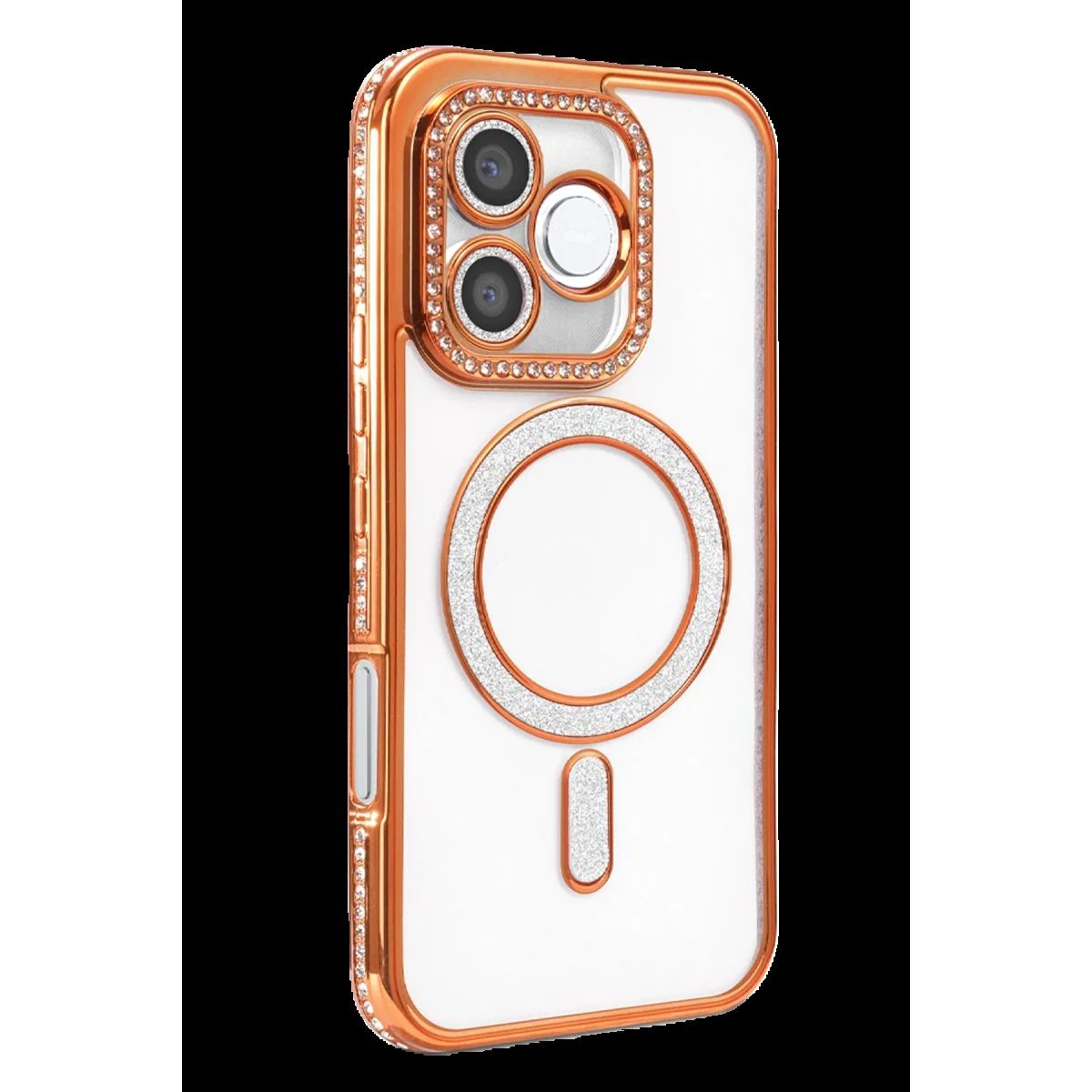 Huawei Honor 600 Lite Joke Simli Magneticsafe Kılıf - Turuncu görsel 2