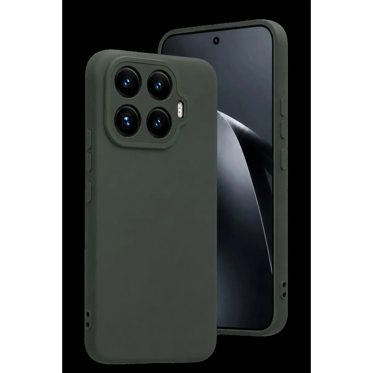 Xiaomi Mi 17t First Silikon - Koyu Yeşil