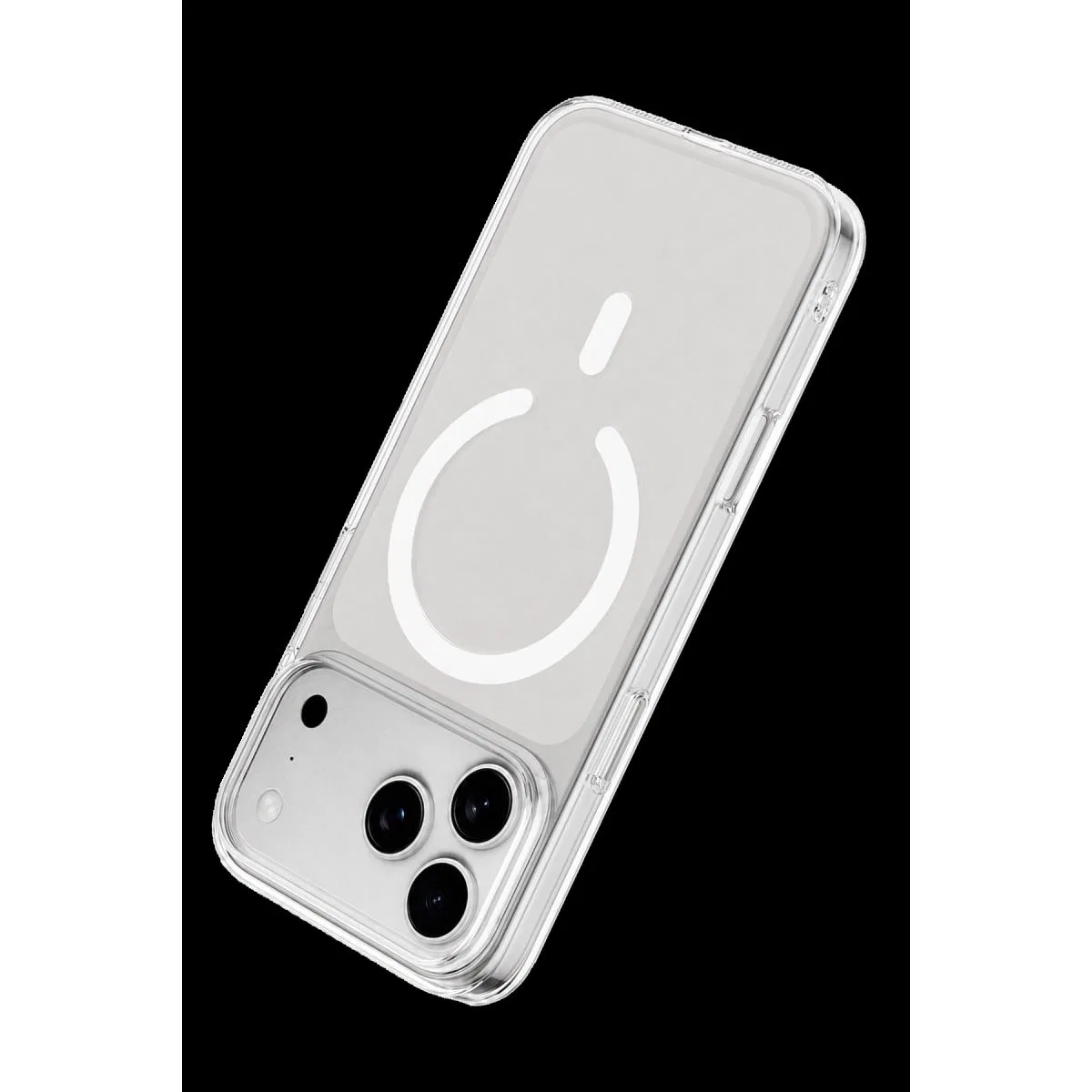 Newface Apple İphone 18 Pro Combo Sert Şeffaf Magsafe Kapak - Şeffaf görsel 3