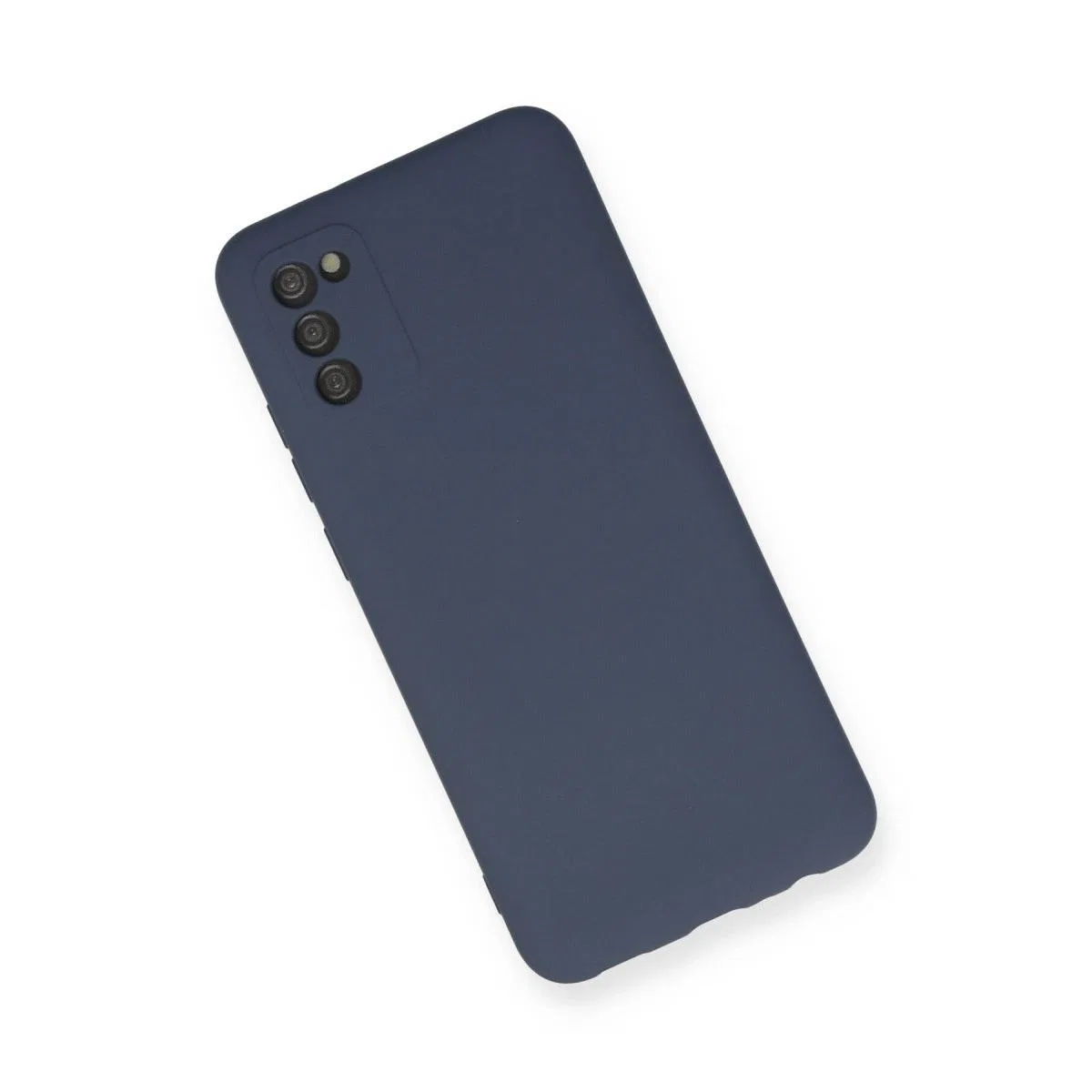 Samsung Galaxy A03s Kılıf Nano İçi Kadife Silikon - Gri görsel 2