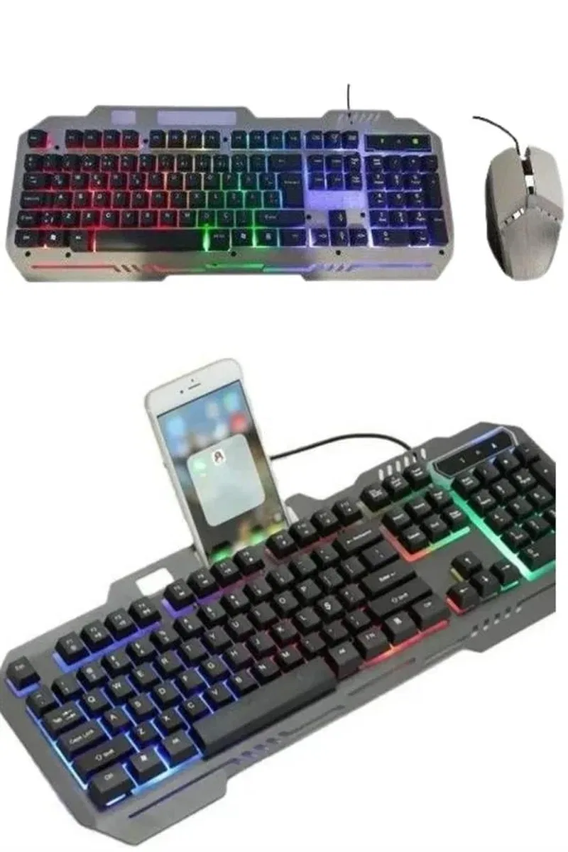 Gaming Oyuncu Klavyesi Led Aydınlatmalı Mekanik Hisli görsel 4