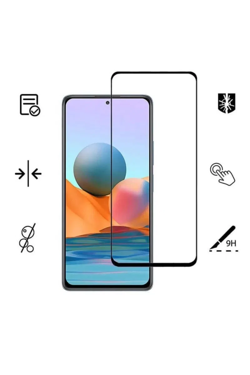 Xiaomi Redmi 9 Uyumlu Premium Ekran Koruyucu 9h Sert Temperli Kırılmaz Cam Koruma Şeffaf görsel 3