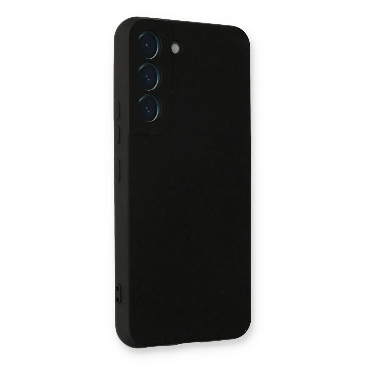 Samsung Galaxy S23 Kılıf Nano İçi Kadife Silikon - Siyah görsel 2