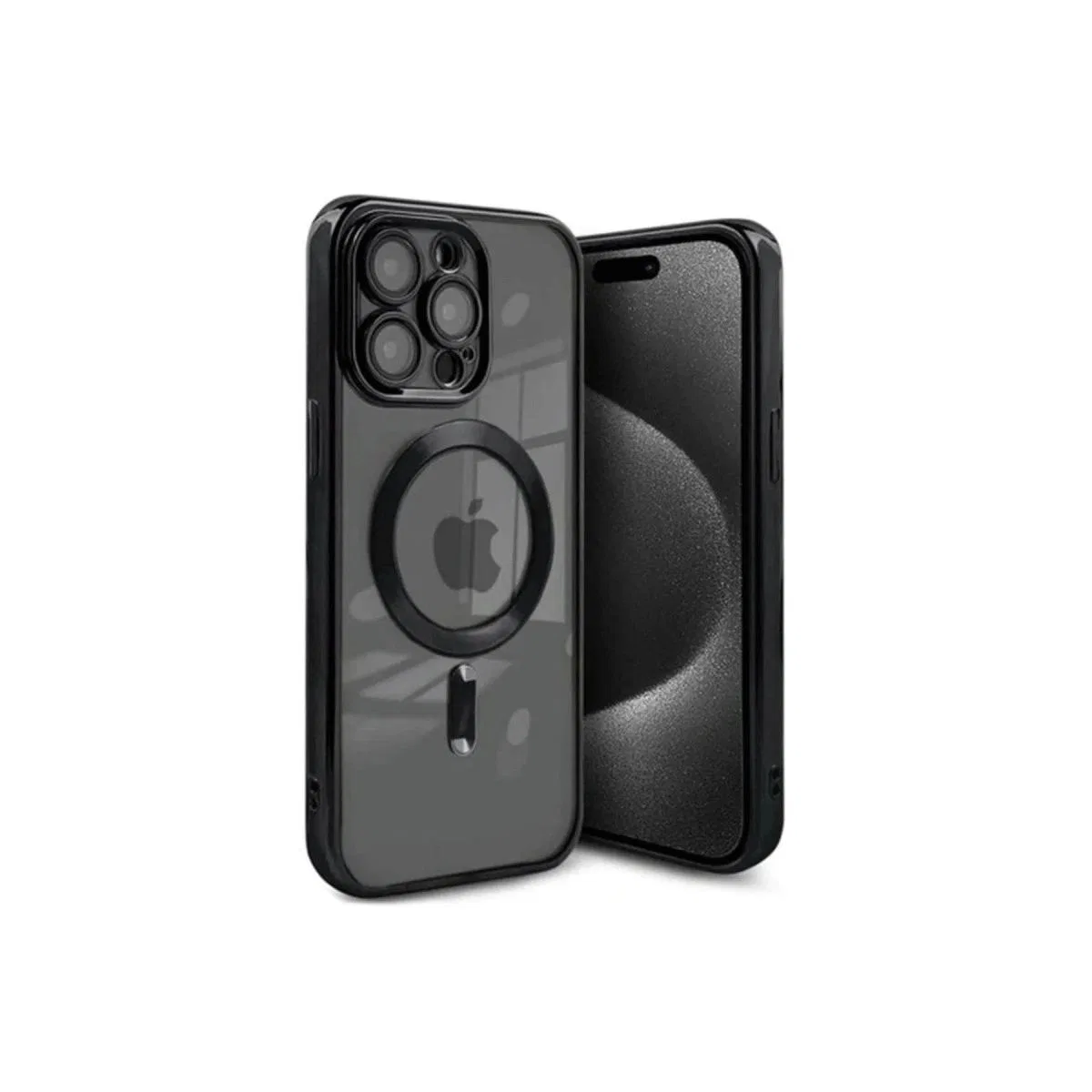 Apple İphone 15 Pro Kılıf Kross Magneticsafe Kapak - Siyah