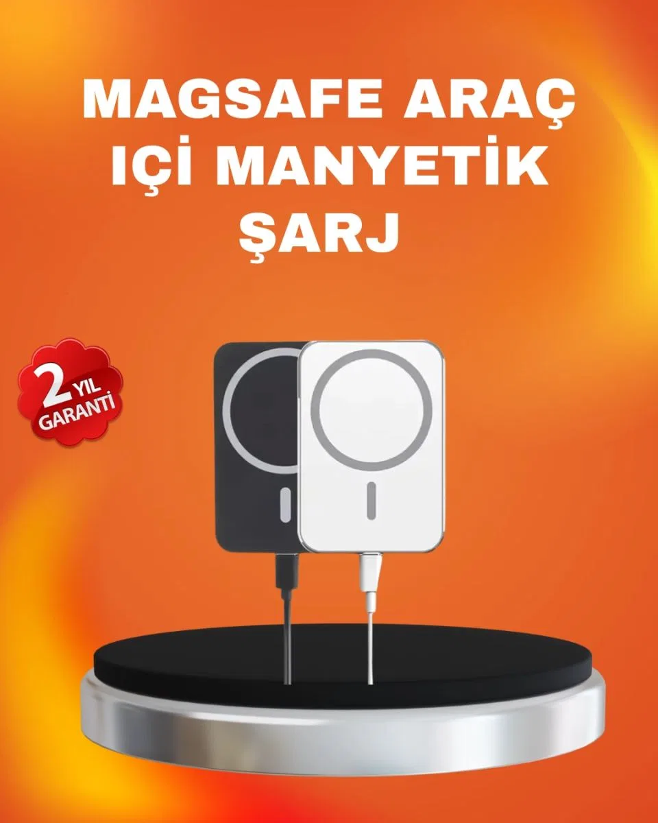 Akıllı Koruma Sistemli Magsafe Araç Tutucu İphone 12/13/14 Uyumlu