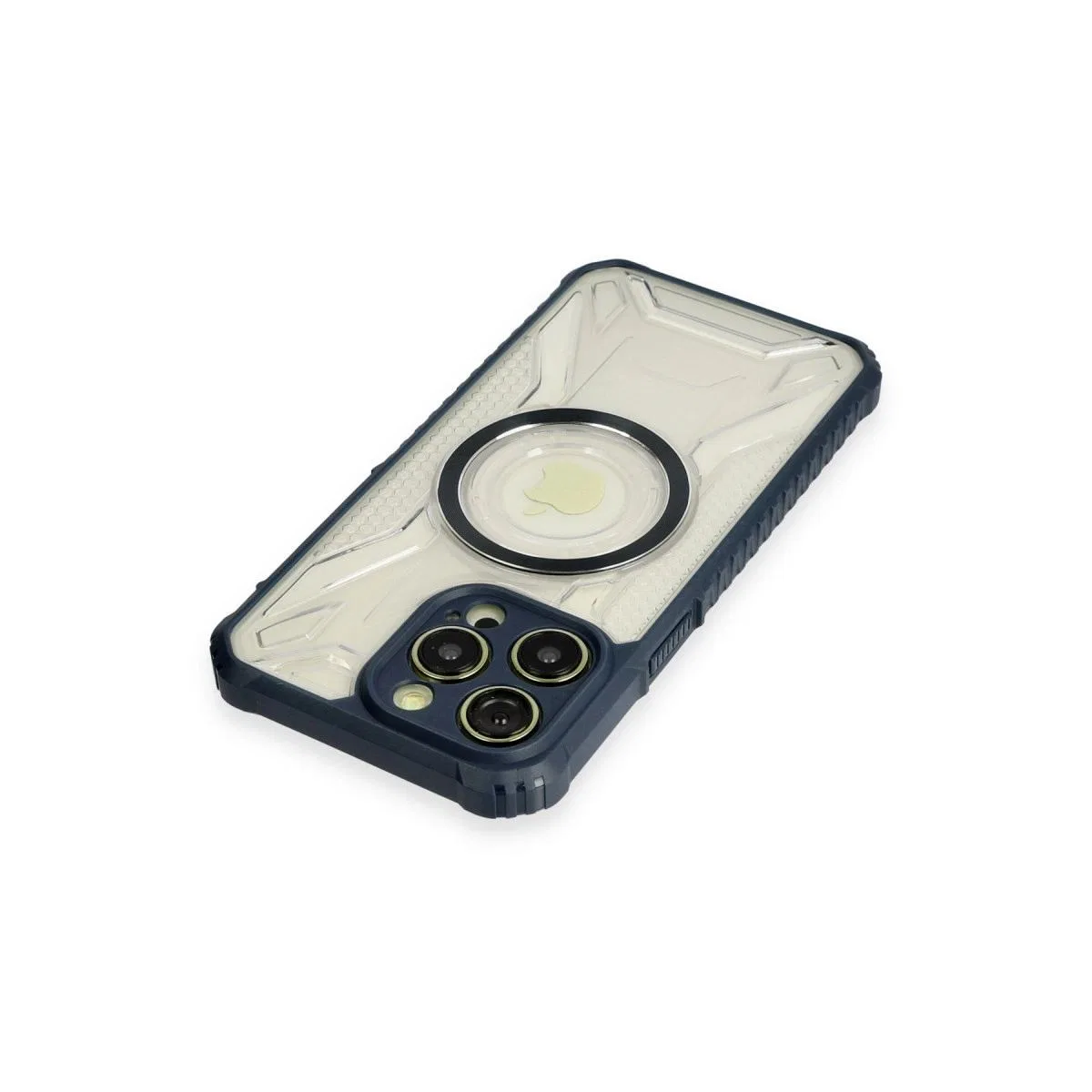 Apple İphone 12 Pro Max Kılıf Prag Magneticsafe Kapak - Lacivert görsel 3