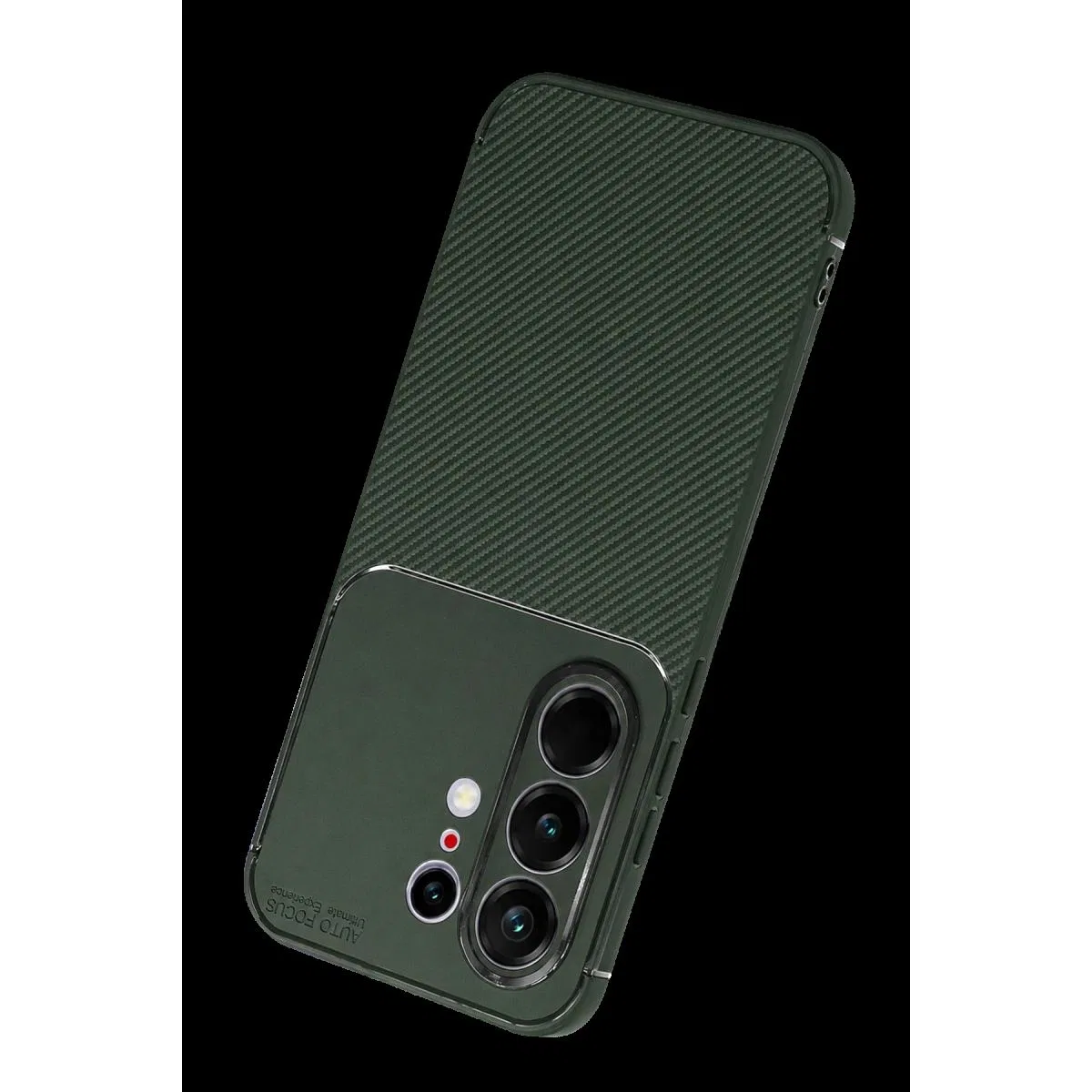 Tecno Camon 50 Pro 5g Auto Focus Karbon Kapak - Koyu Yeşil görsel 4