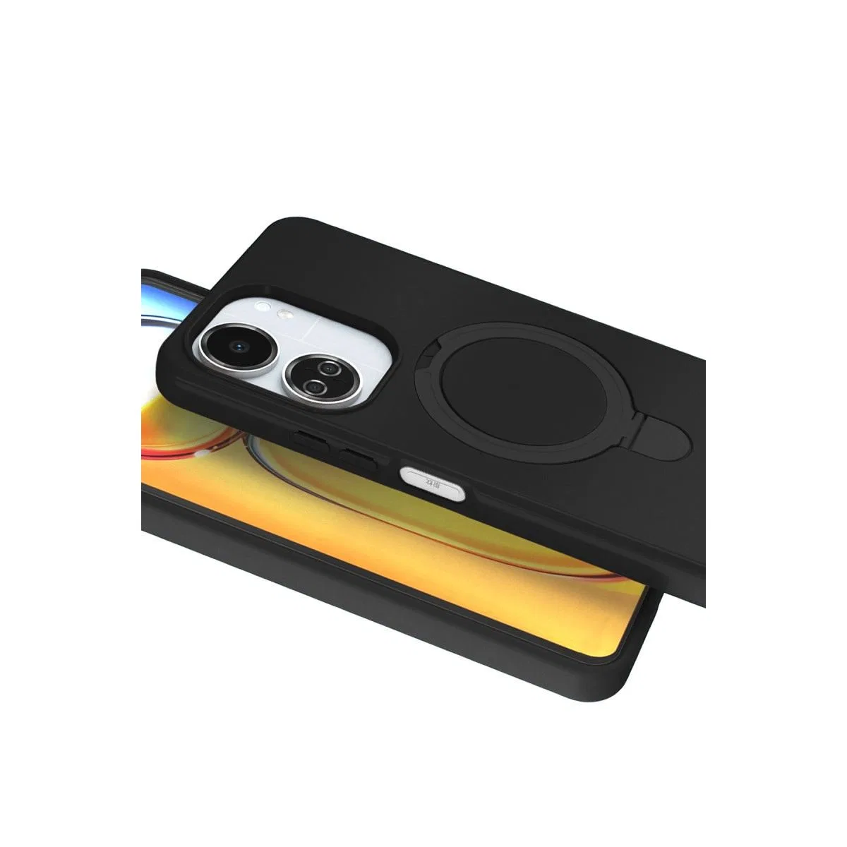 Xiaomi Redmi 13c Regal Magsafe Standlı Kapak - Siyah görsel 3