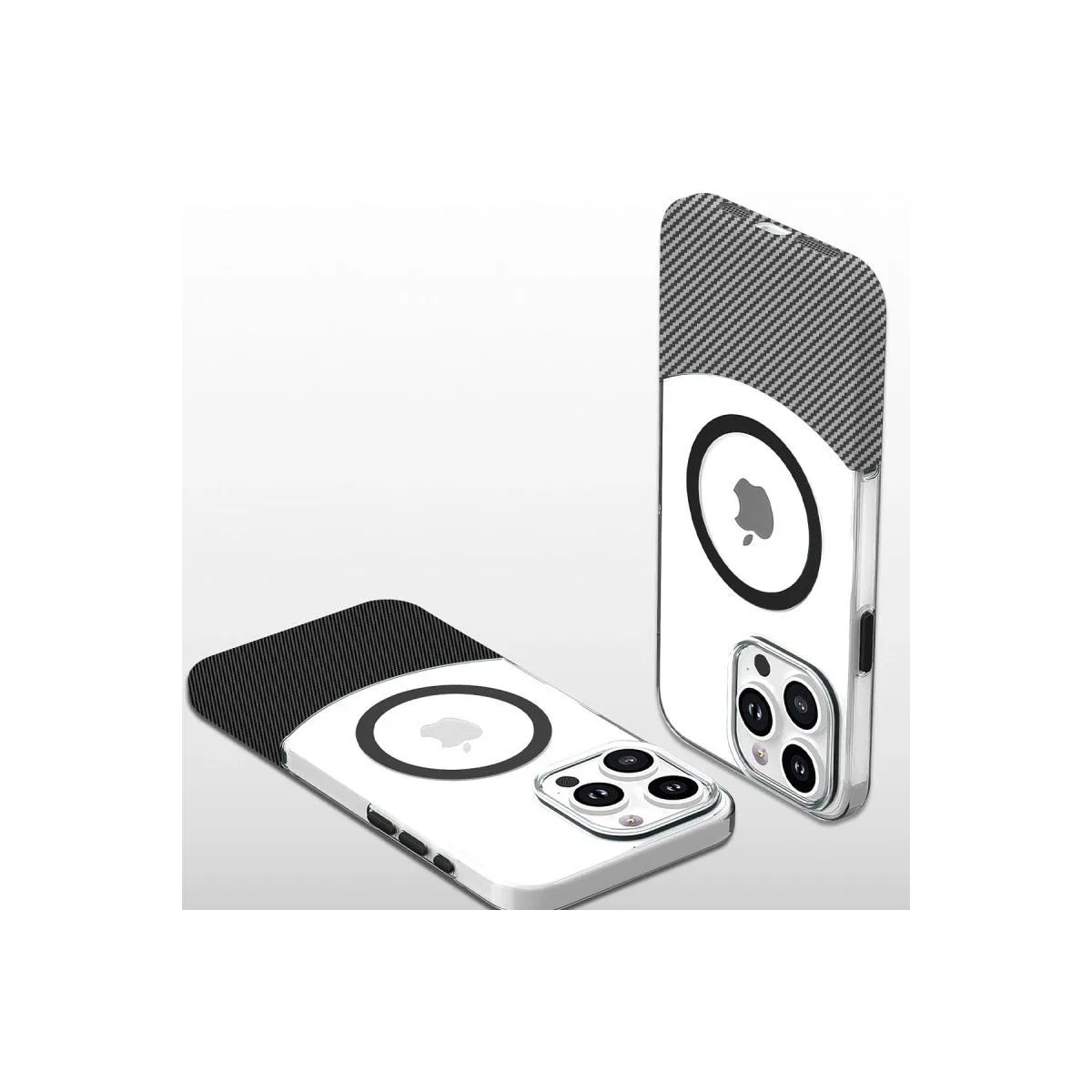 Joko Apple İphone 16 Carbon Puzzle Magsafe Kapak - Siyah görsel 2