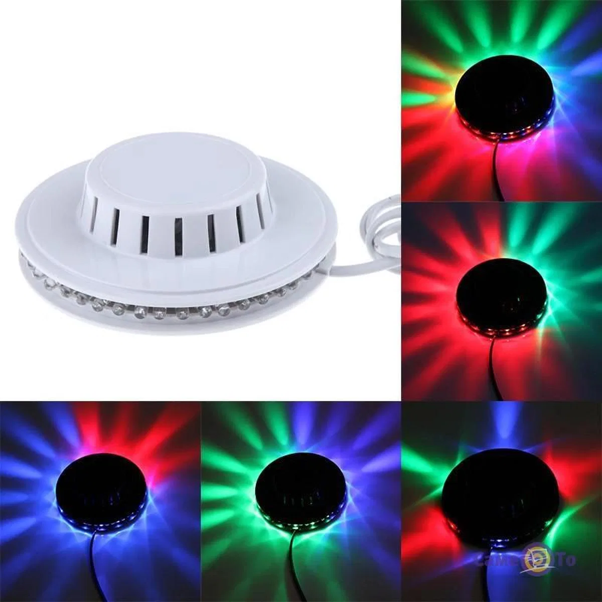 Fithome M29 48 Led Rgb Otomatik Renk Değiştiren Dönen Ayçiçeği Ufo Led