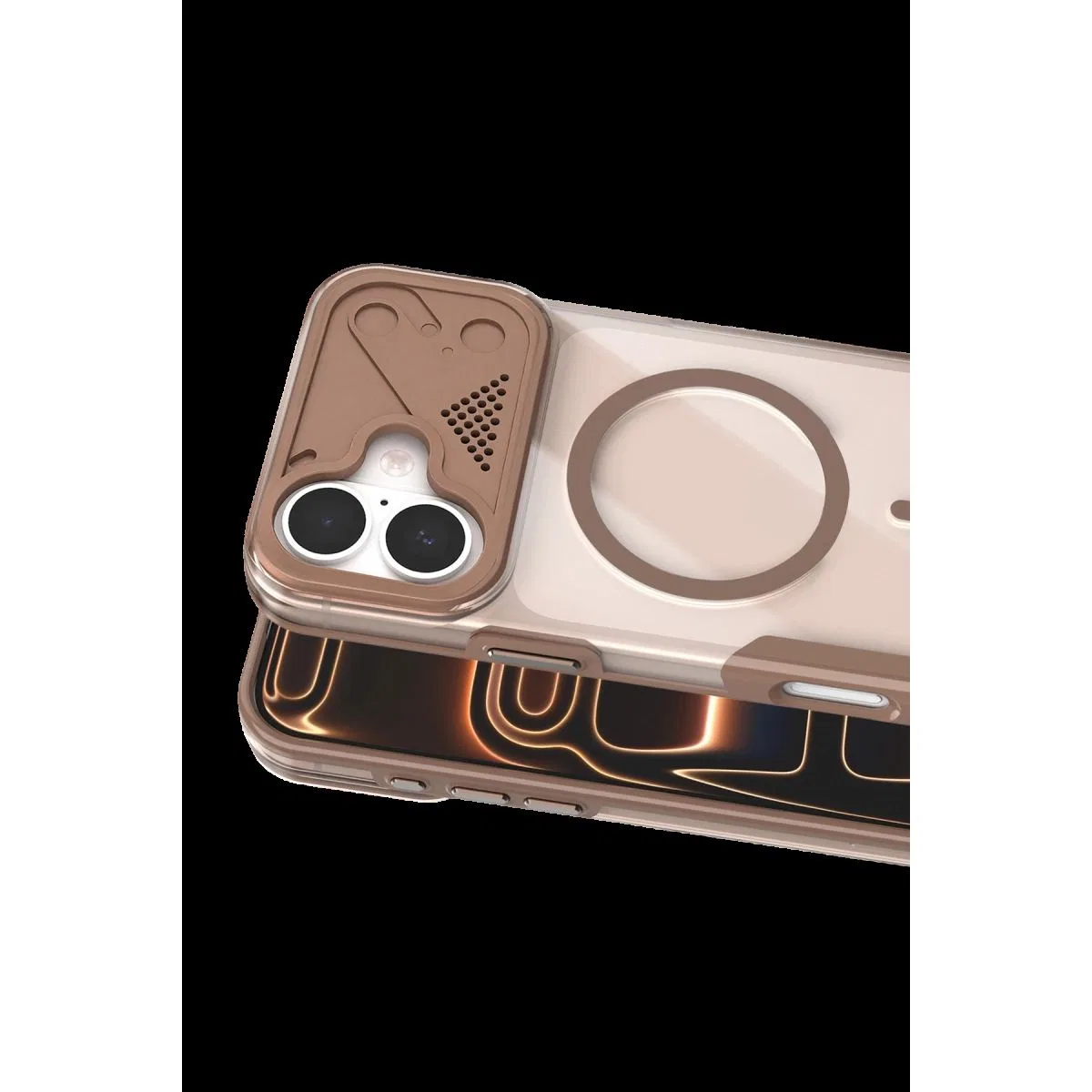 Joko Apple İphone 16 Zinko Magsafe Kapak - Çöl Titanyum görsel 2