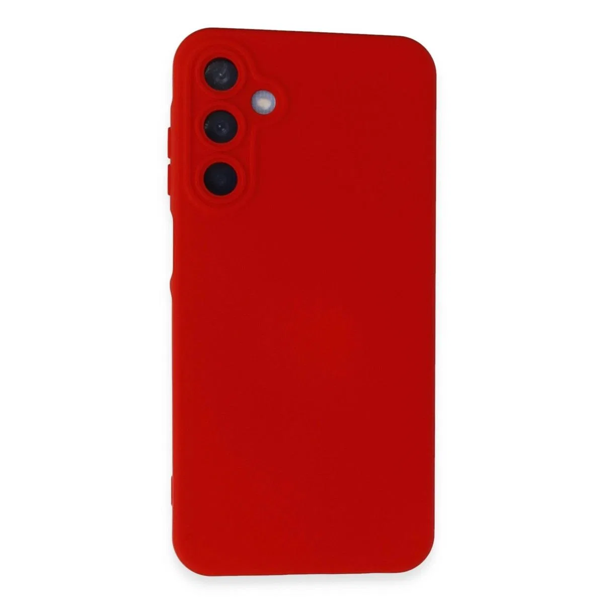 Samsung Galaxy A05s Kılıf Nano İçi Kadife Silikon - Kırmızı