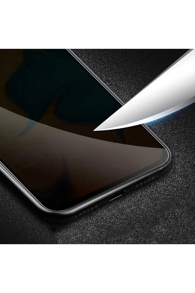 Samsung A71 Uyumlu Hayalet Ekran Gizli Tam Kaplayan Kırılmaz Cam Seramik Ekran Koruyucu Film görsel 4