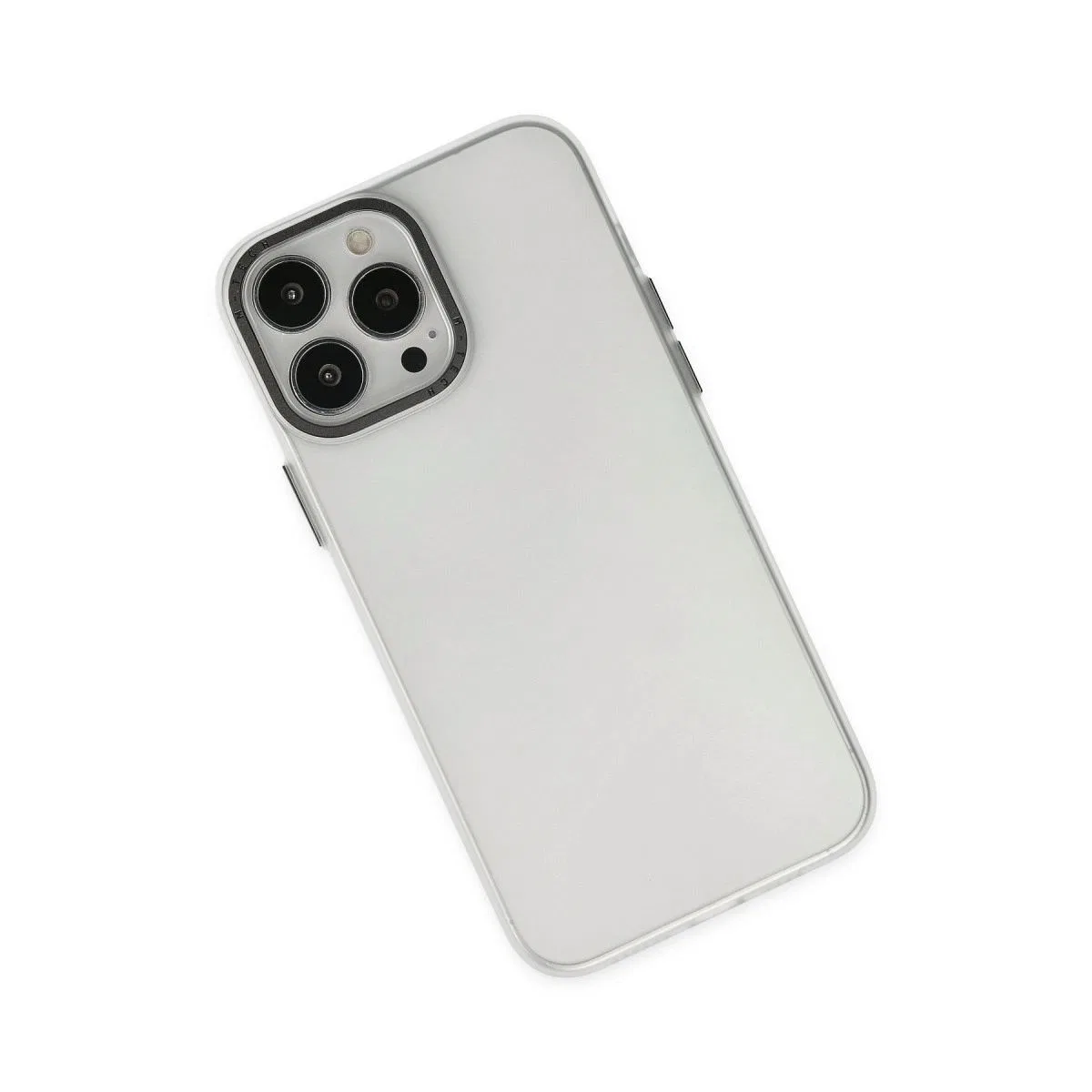Apple İphone 14 Pro Kılıf Modos Metal Kapak - Şeffaf görsel 3