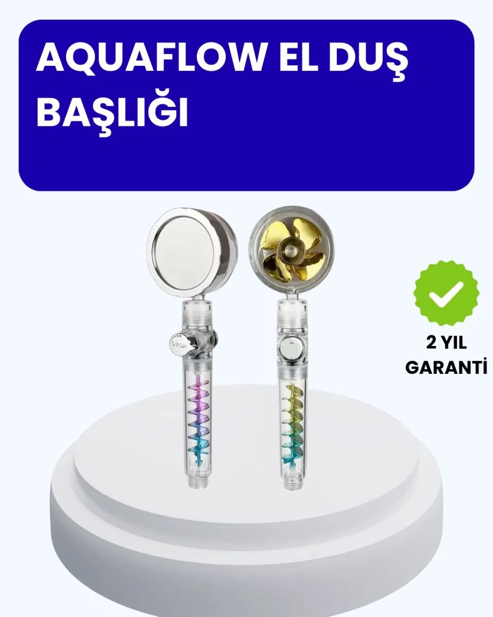 Sağanak Yağmur Etkili El Duşu – Start Stop Tuşlu Su Tasarruflu