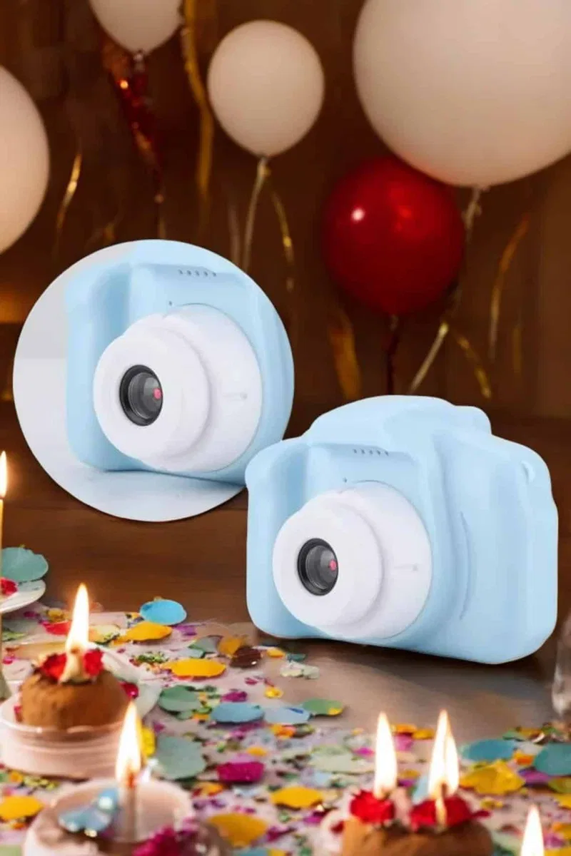 Çocuk Kamerası Dijital 1080P HD Kaliteli Mini Fotoğraf Makinesi Profesyonel görsel 2