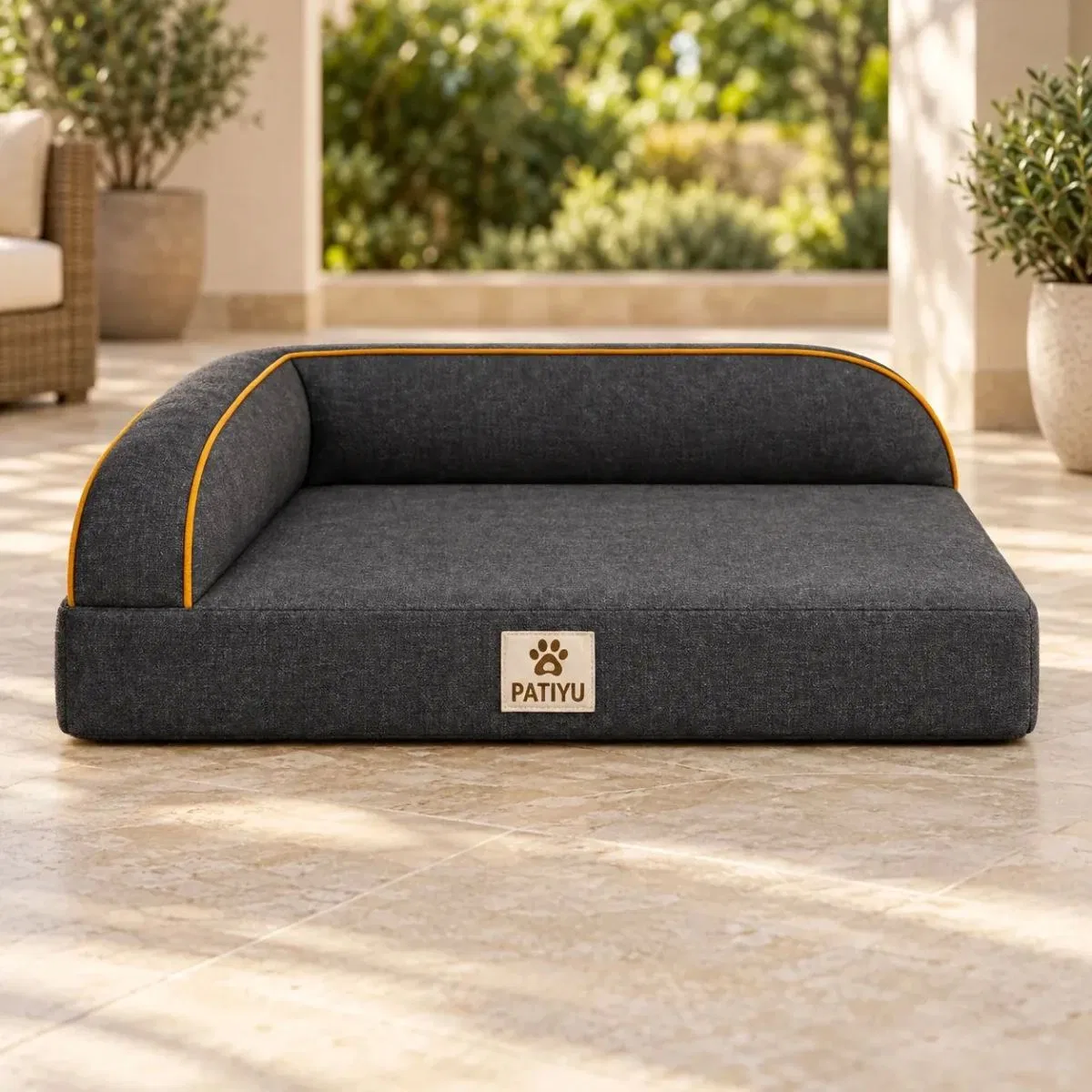 Kedi Köpek Yatağı Corner Seat - Gri