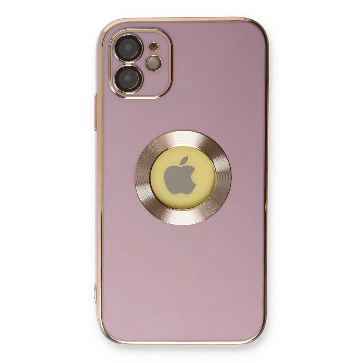 Apple İphone 12 Kılıf Store Silikon - Mor görsel 4