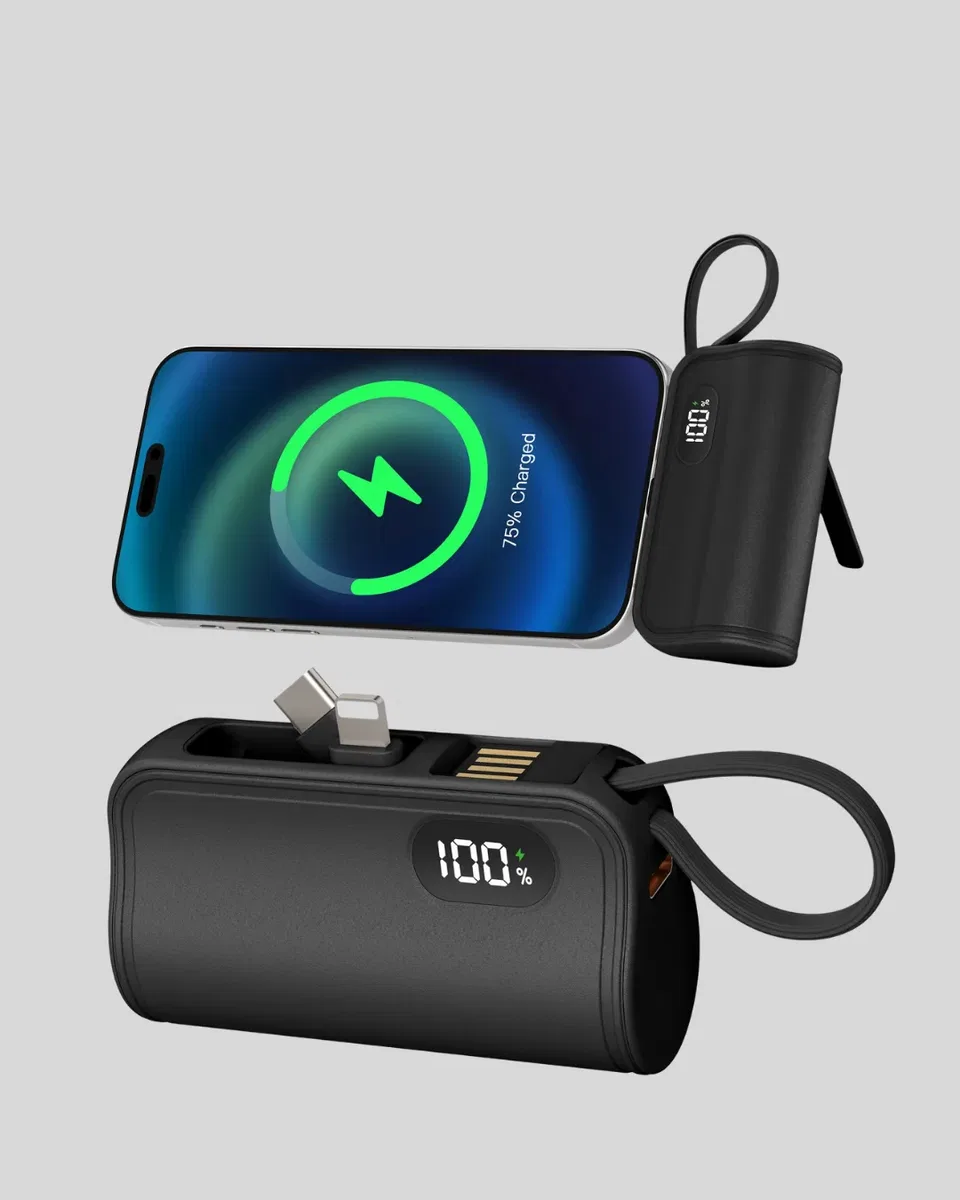 Dahili Type-C Konektörlü Mini 2000mAh Powerbank görsel 2