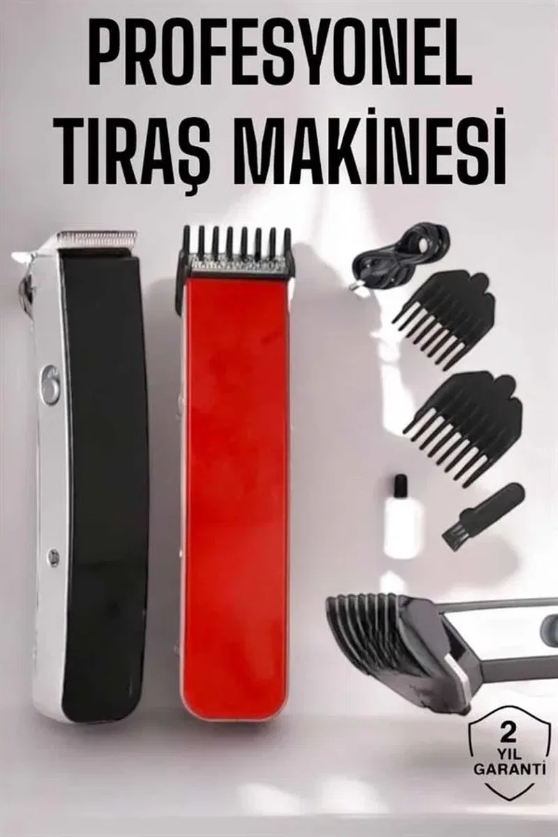 Paslanmaz Çelik Şarjlı Tıraş Makinesi Pratik ve Keskin Performans görsel 2
