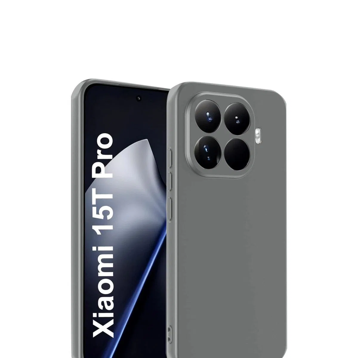 Xiaomi Mi 15t Pro First Silikon - Gri görsel 2