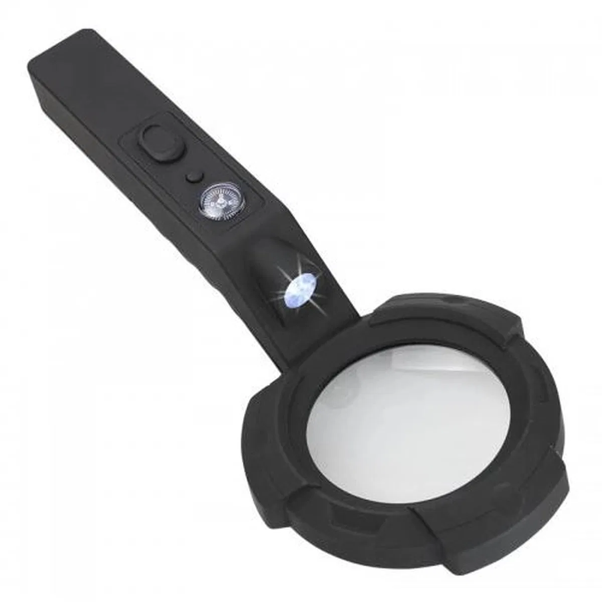 7 Led Aydınlatma, fener, pusula, 4x Büyütme Okuma Büyüteç Th600557