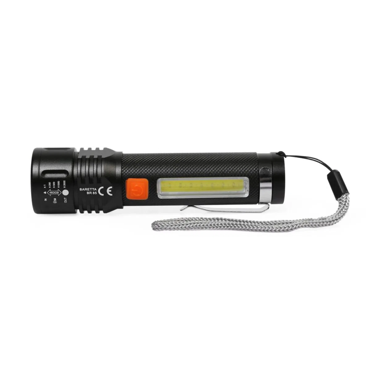 Baretta Br-85 Xhp50 Led 5 Fonksiyonlu Şarjlı El Feneri görsel 2