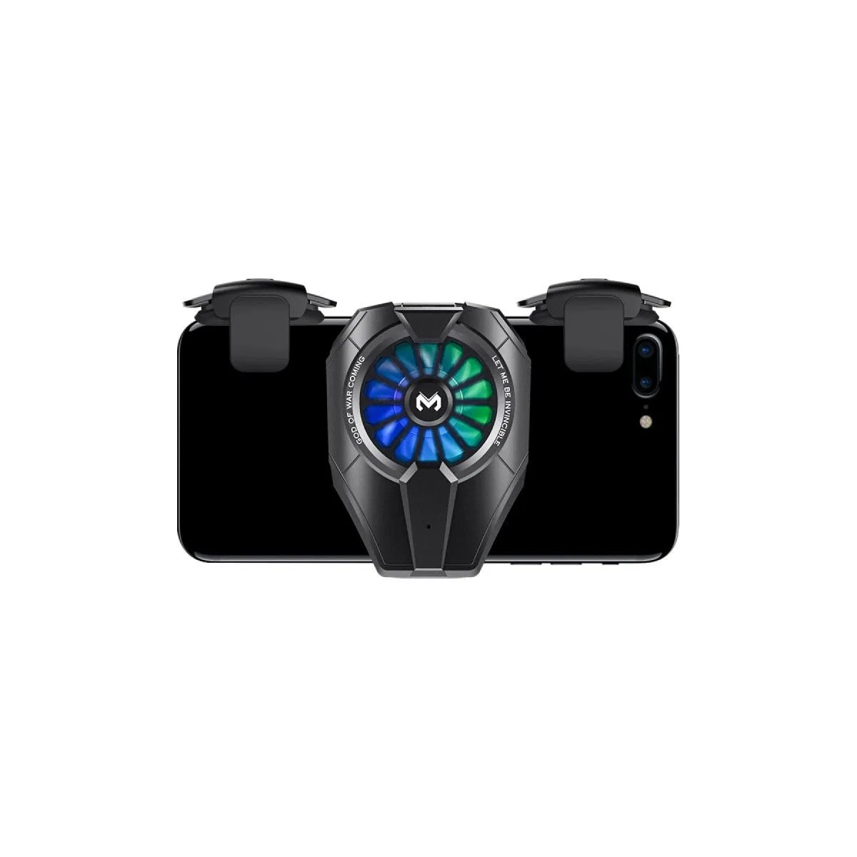 Dl06 Rgb Radyatör Telefon Soğutucu Fan - Siyah görsel 3