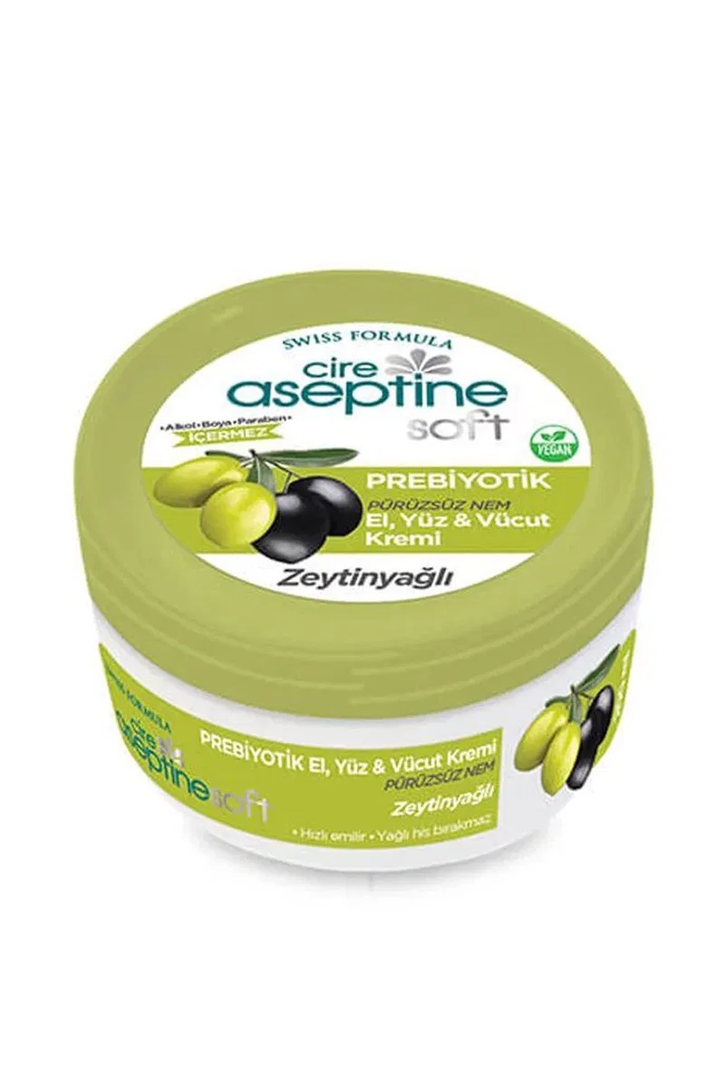 Cire Aseptine Soft Zeytinyağlı Nemlendirici Pürüzsüzleştirici Prebiyotikli Krem 100 ml görsel 2