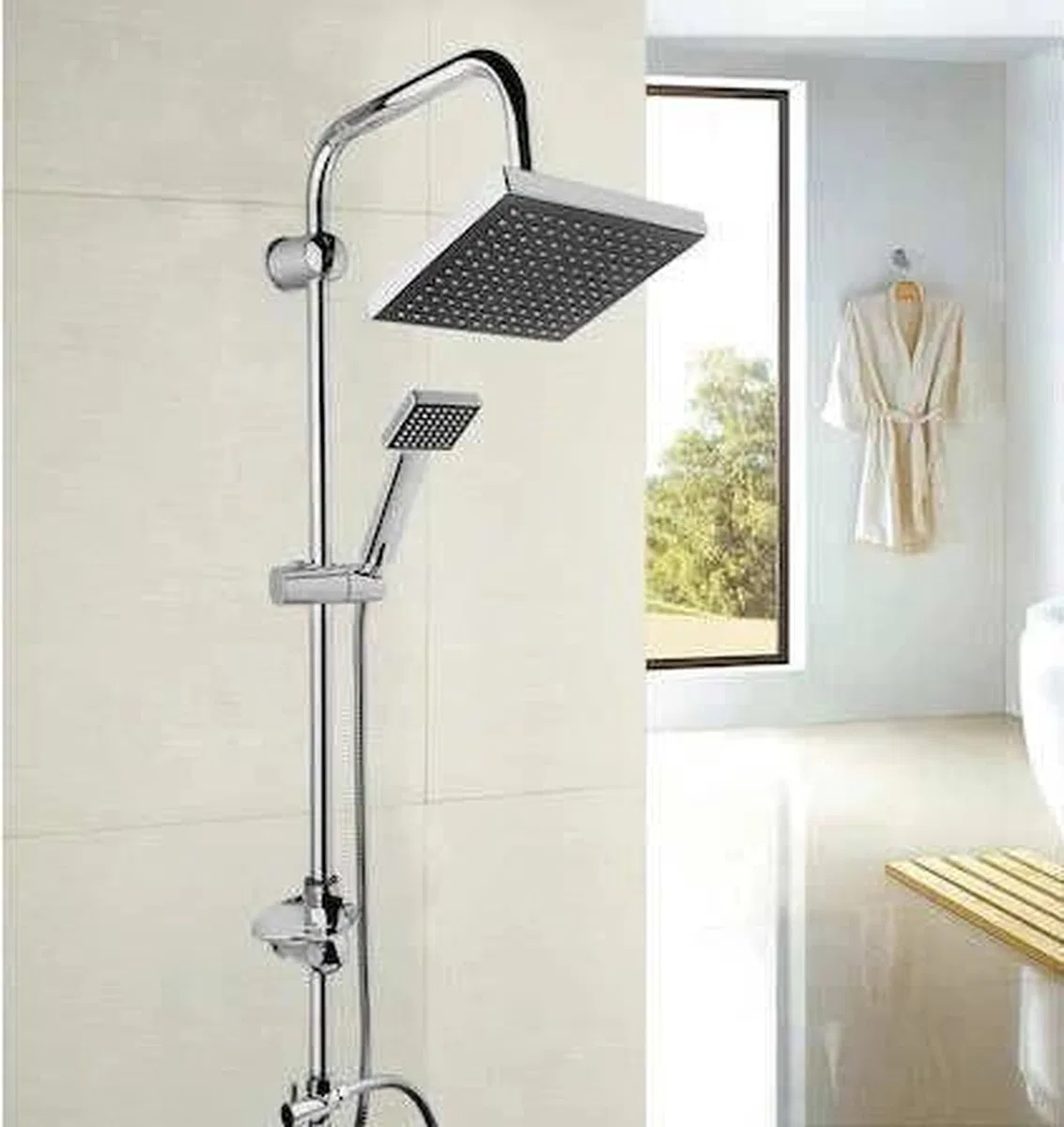 Rain Duş Robotu Tepe Duş Seti Duş Başlığı Sistemi Seti Yağmurlama Duş Robotu Fonksiyonel Duş Robotu  görsel 2