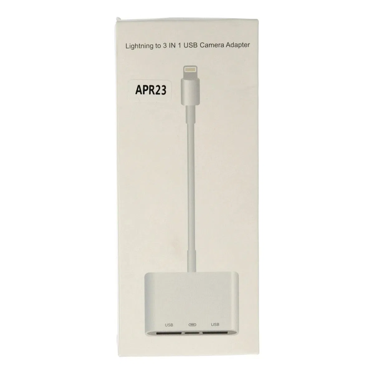 Apr23 Iphone Otg 3in1 - Beyaz görsel 3