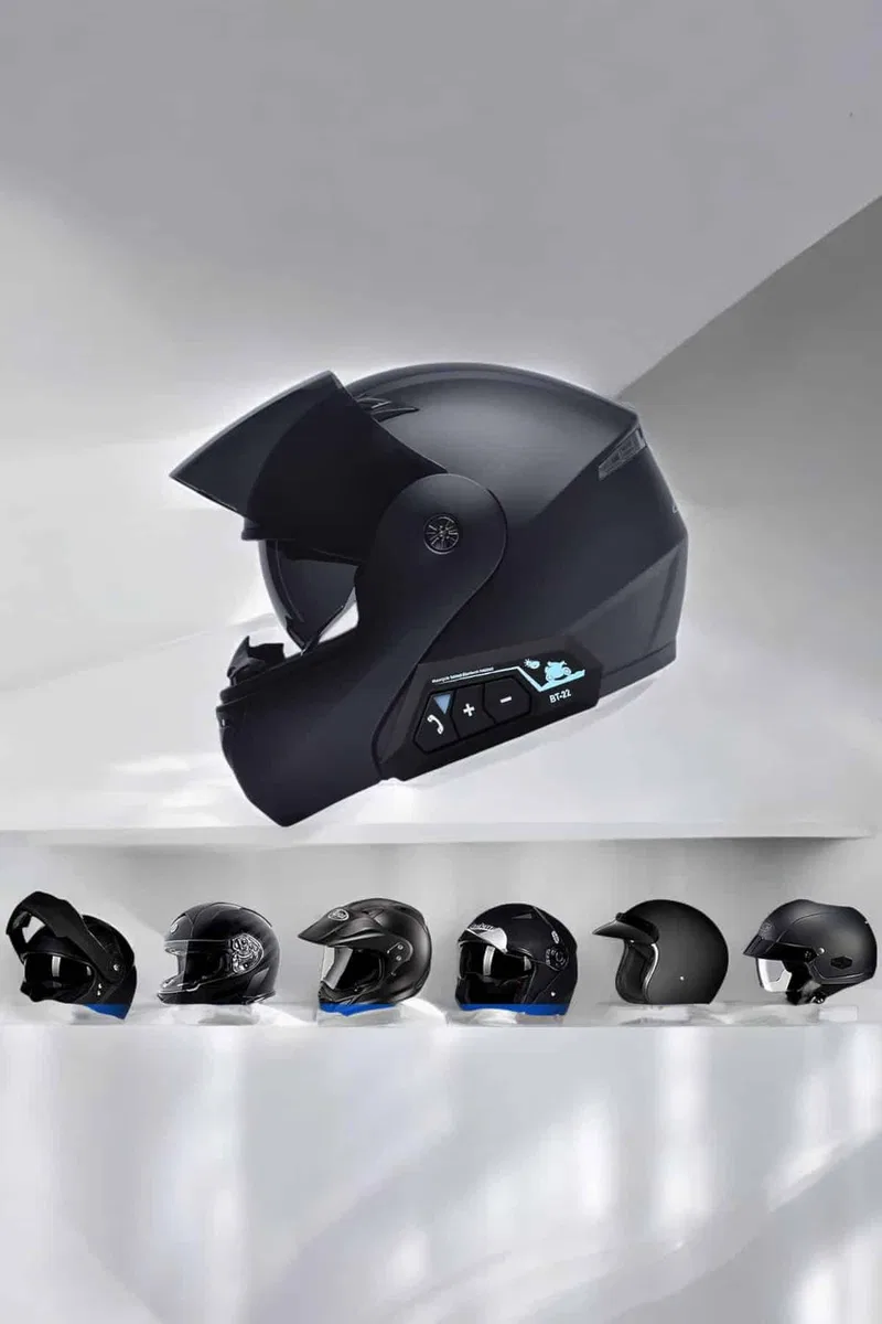 Kask Kulaklığı Motosiklet Intercom Interkom Dinleme Konuşma Özellikli Su Geçirmez görsel 2