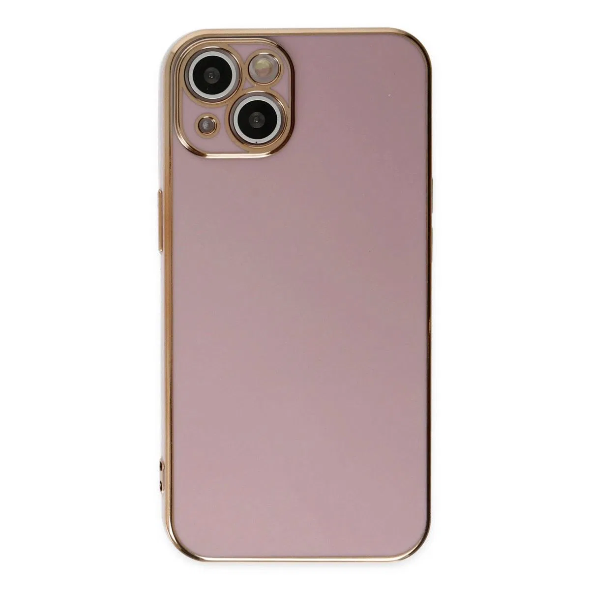Apple İphone 14 Kılıf Volet Silikon - Mor görsel 2