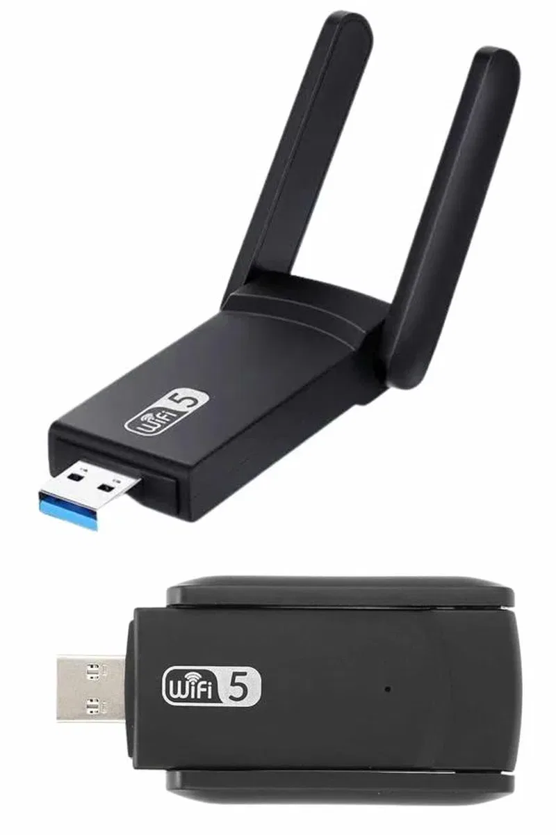 Mbps Wifi Alıcı Kablosuz Wifi Adaptörü Çift Band Çift Antenli Yeni Nesil görsel 4