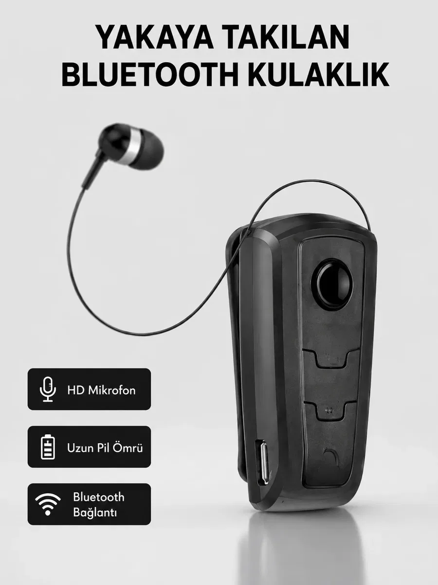Profesyonel Bluetooth Kulaklık – Hızlı Şarj, Çift Cihaz Desteği, Uzun Süreli Kullanım
