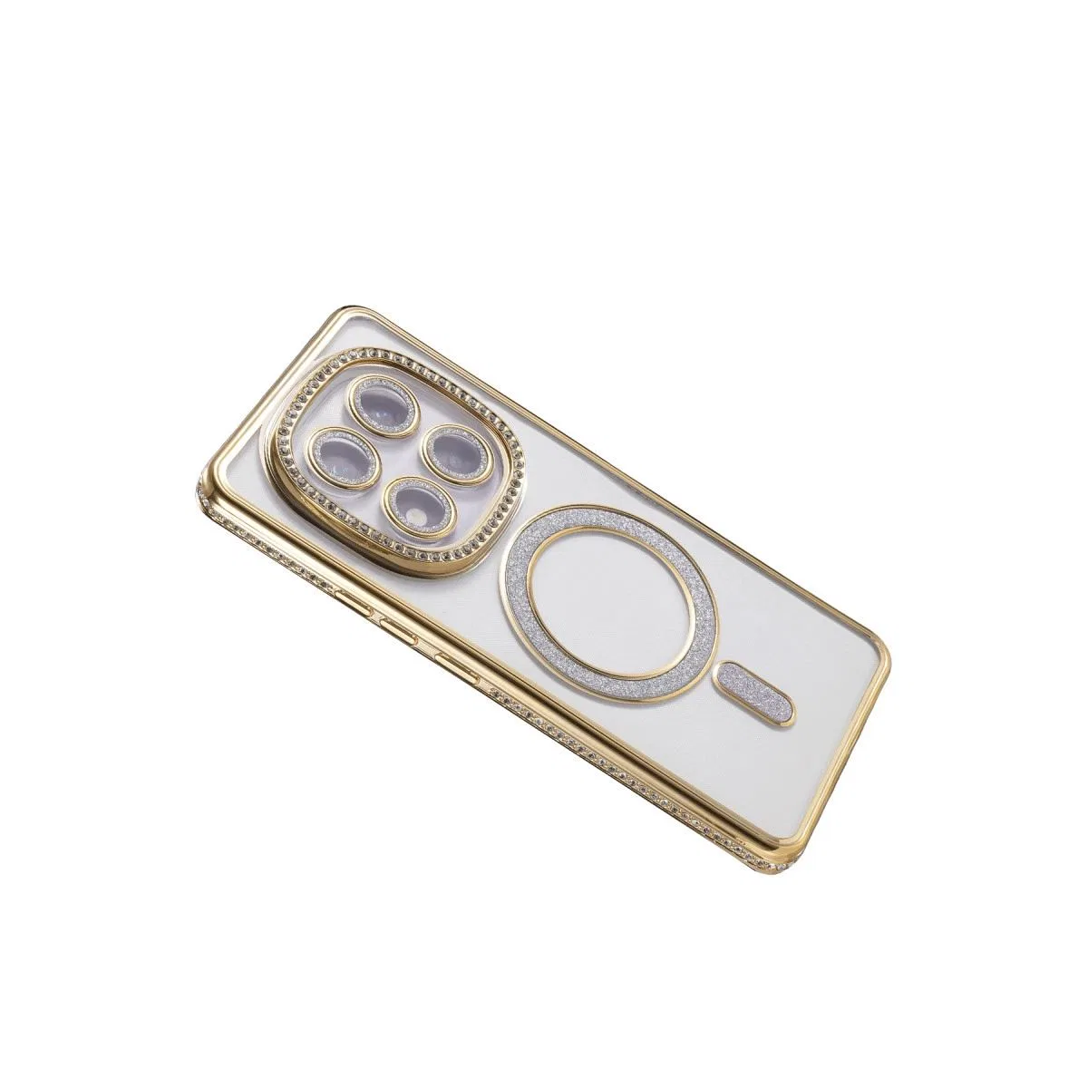 Xiaomi Redmi Note 14 Pro 5g Joke Simli Magneticsafe Kılıf - Gold görsel 4
