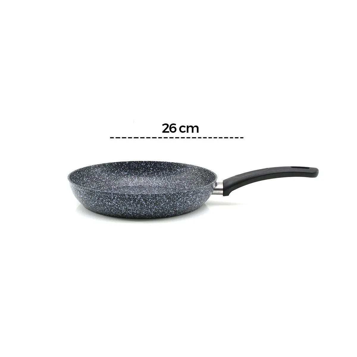 7 Parça Granit Tencere ve Tava Seti (20-24cm Derin, 27cm Cam Kapak, 26cm Tava) görsel 6
