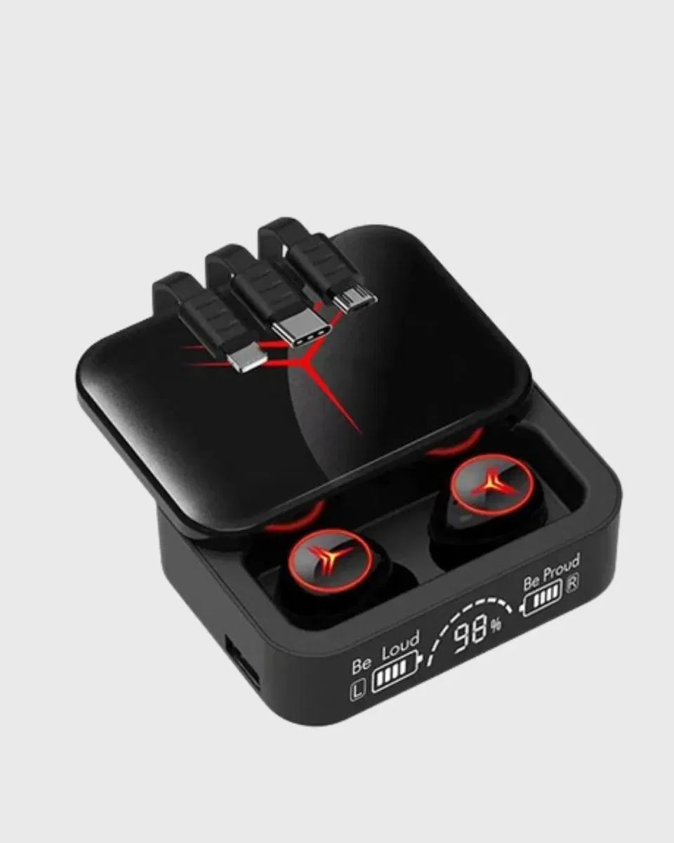 Powerbank Özellikli Bluetooth Kablosuz Kulaklık – Dokunmatik Kontrol, Uzun Pil Ömrü, Ergonomik Tasarım görsel 3