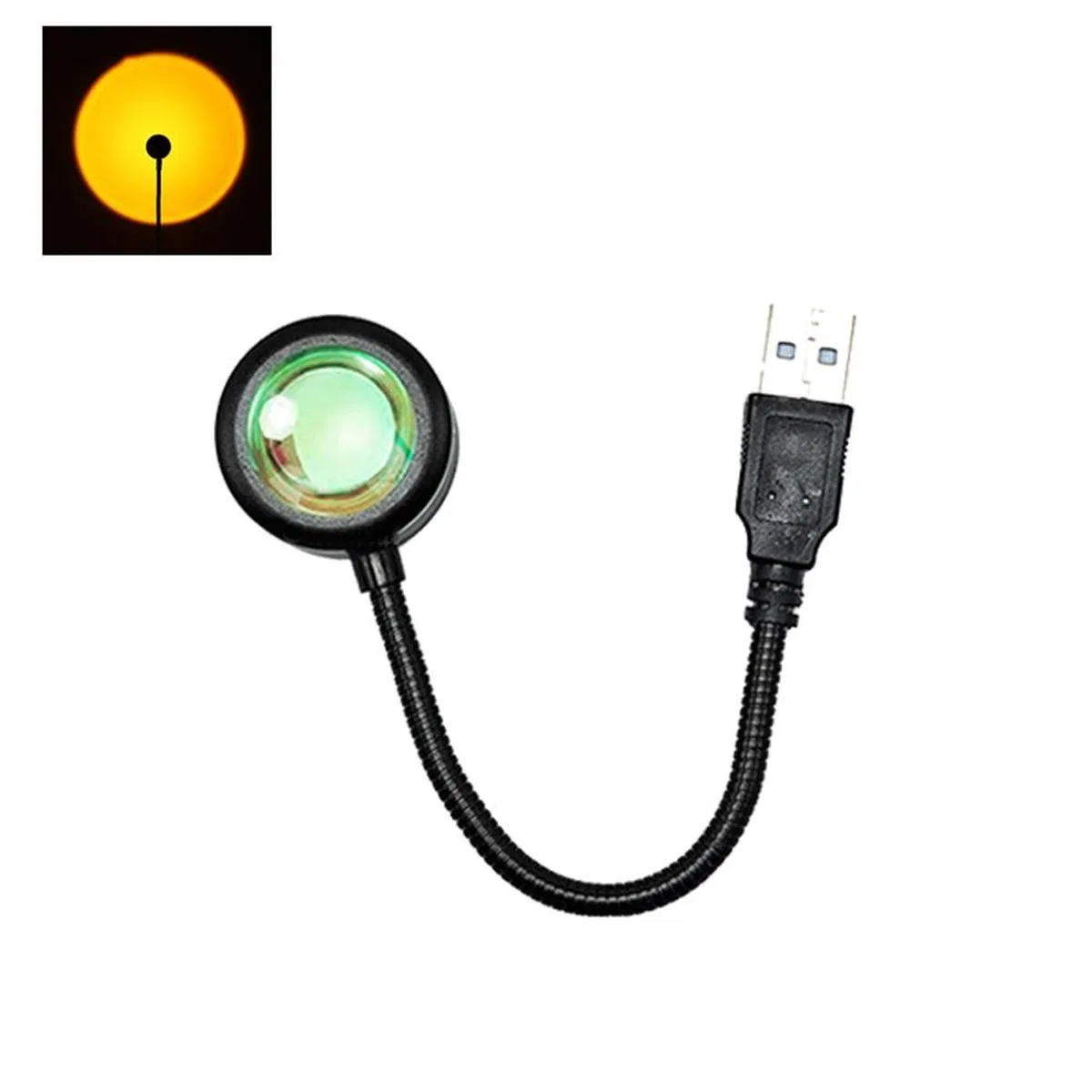 Taşınabilir Usb Sunset Lamba: Ev Ve Araba İçin Ambiyans Işığı görsel 3