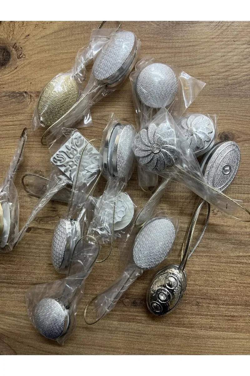 Mıknatıslı Perde Tokası Perde Mandalı Mıknatıslı Perde Tutacağı 2'li görsel 2