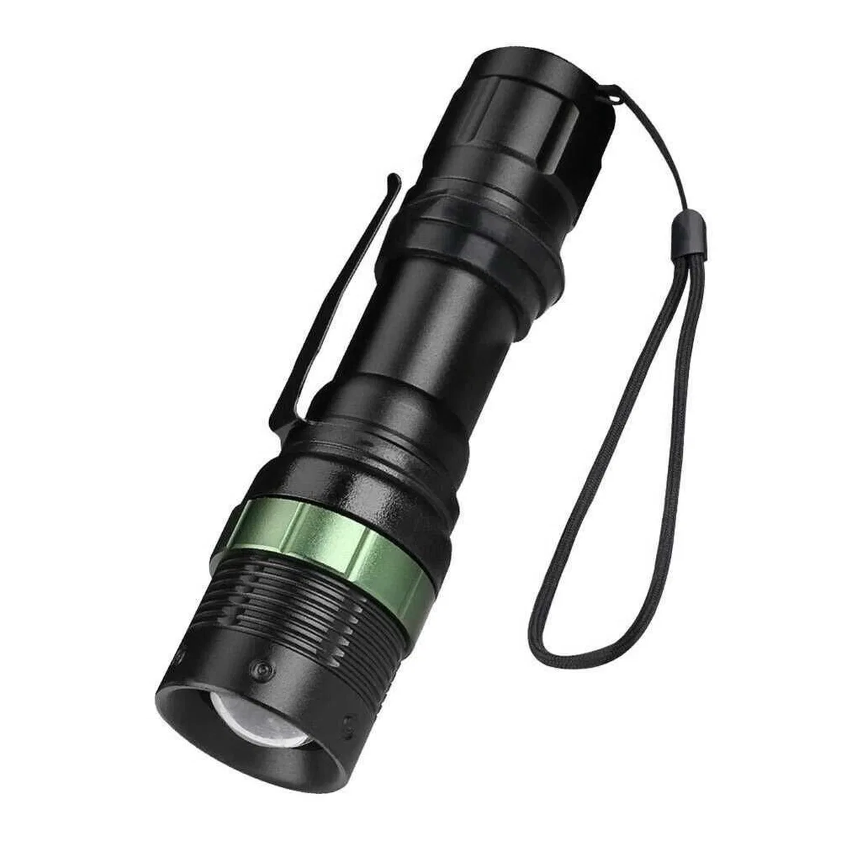Black Wt-037-şarjlı Zoomlu Acil Durum Feneri görsel 2