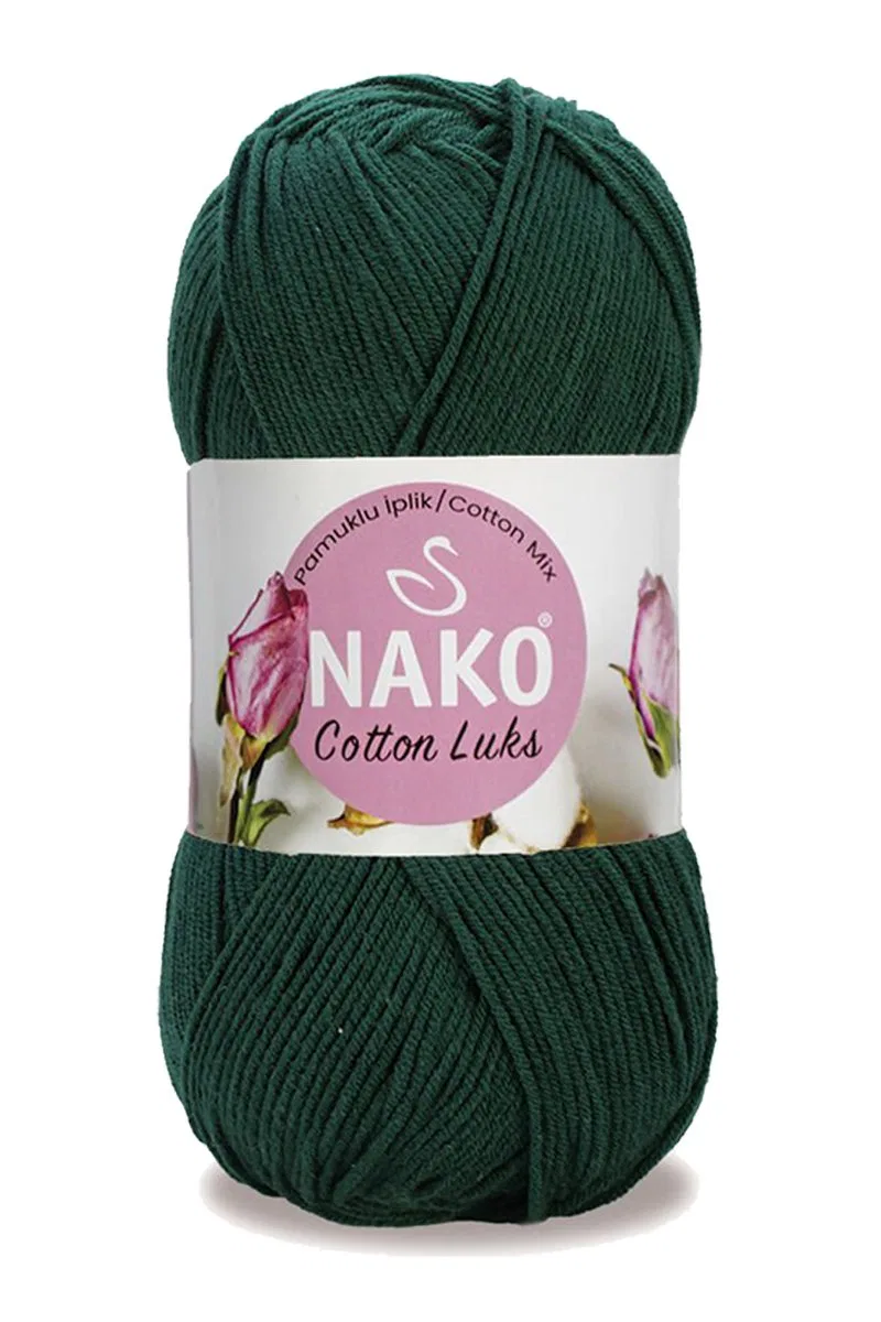 5 Adet Cotton Lüks Yelek Tunik Kazak Bluz Hırka İpi Yünü Koyu Yeşil 97580 görsel 2
