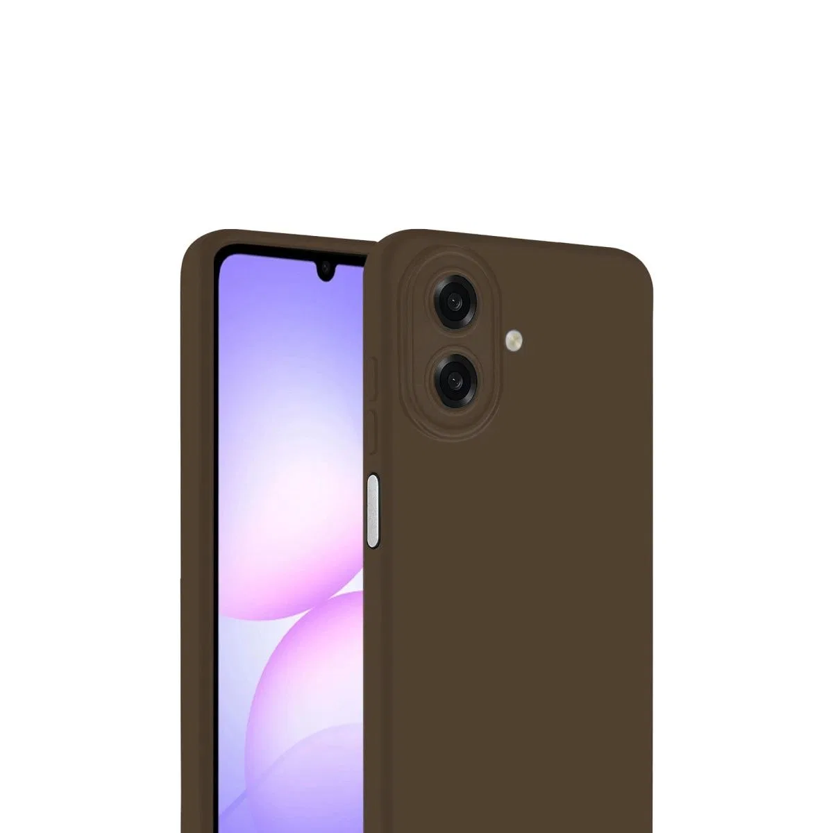 Samsung Galaxy A07 4g First Silikon - Kahverengi görsel 2