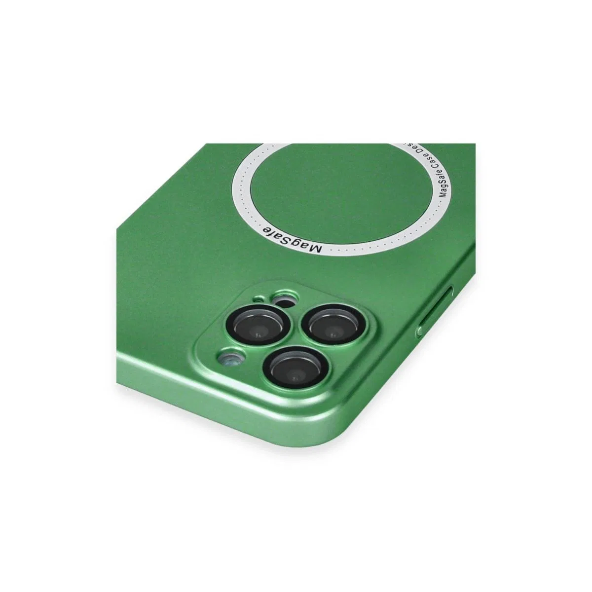 Apple İphone 12 Pro Kılıf Jack Magneticsafe Lens Silikon - Yeşil görsel 4