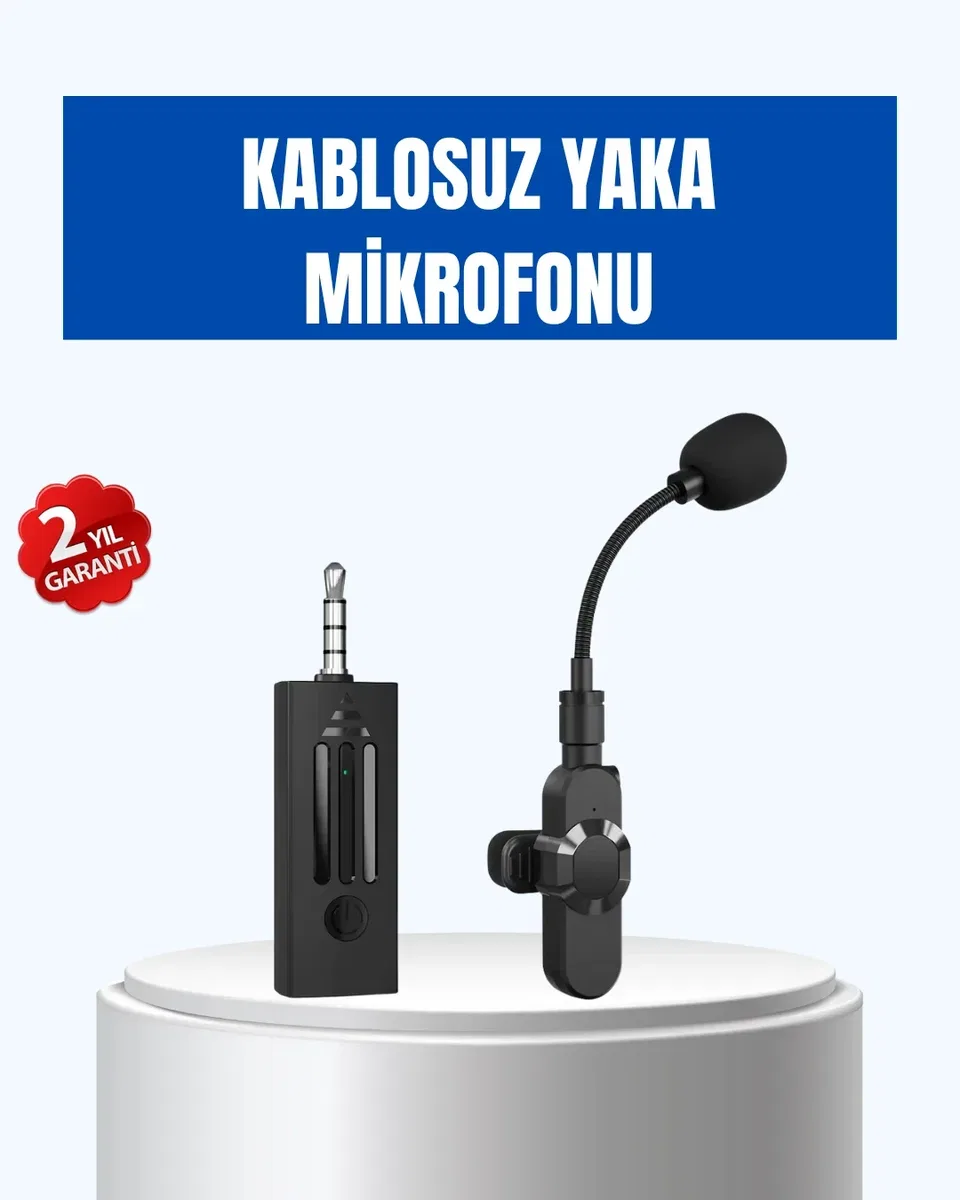 Bluetooth 5.2 Destekli Gürültü Önleyici Kablosuz krofon