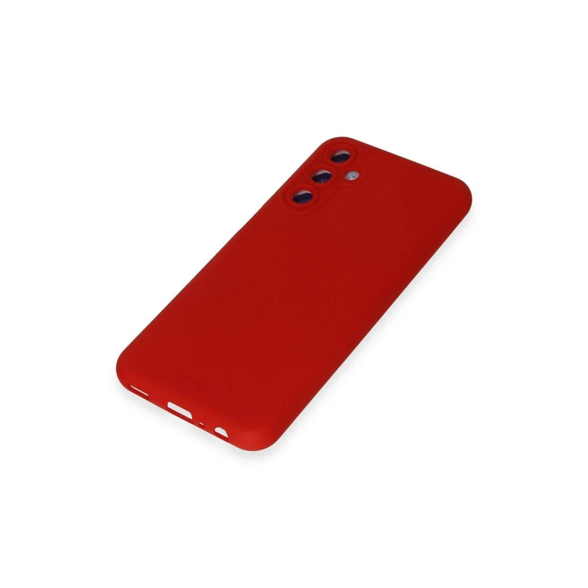 Samsung Galaxy M34 5g Kılıf Nano İçi Kadife Silikon - Kırmızı görsel 4