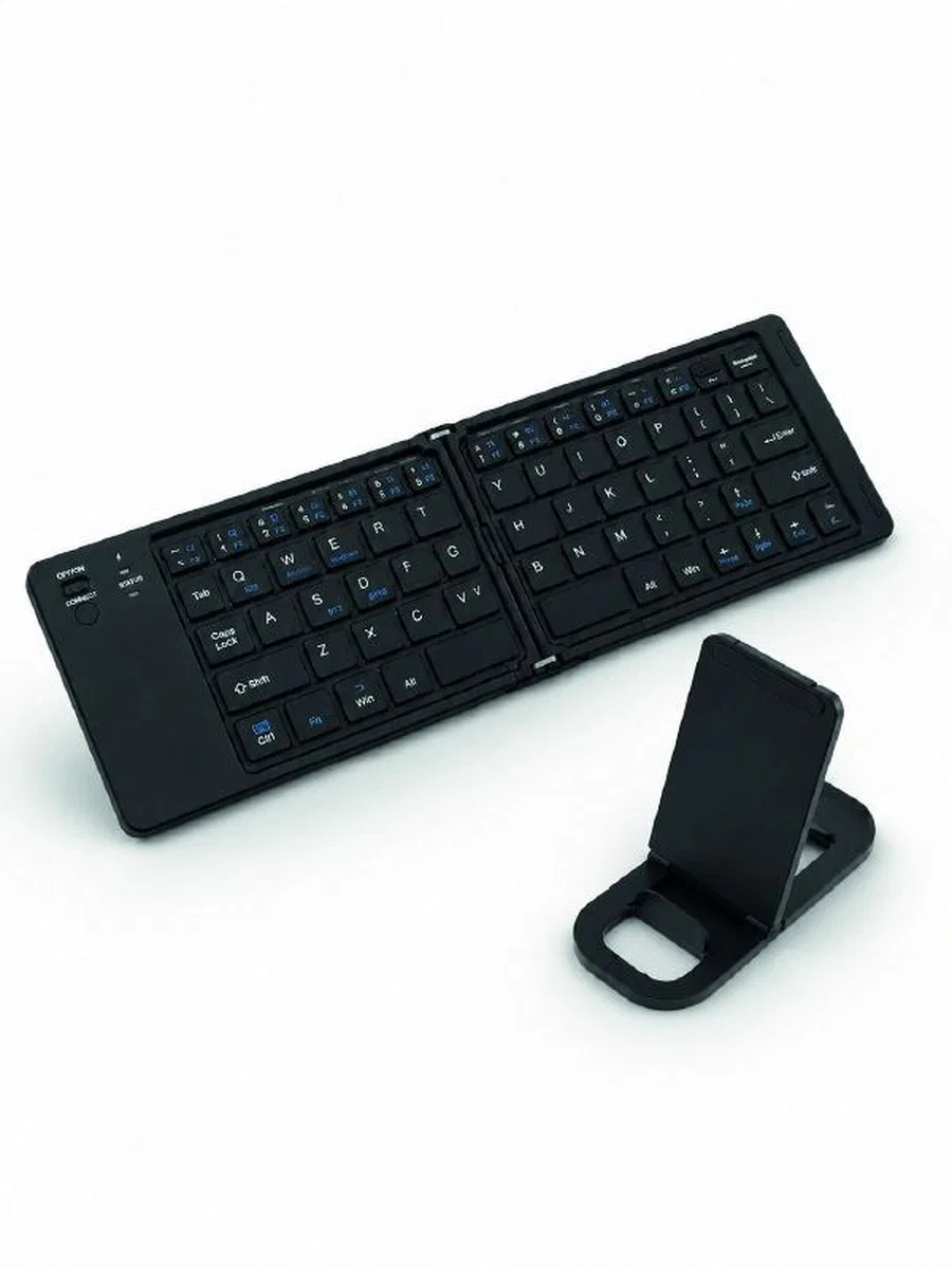 Katlanır Bluetooth Klavye Telefon Tablet Laptop Uyumlu Kablosuz Klavye görsel 2