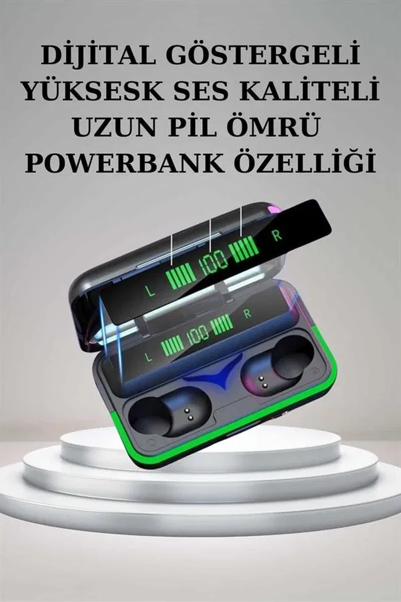 Yeni Nesil Akıllı Saat Ve Bluetooth Kulaklık Titreşim Bildirimleri Uyku Takibi görsel 4