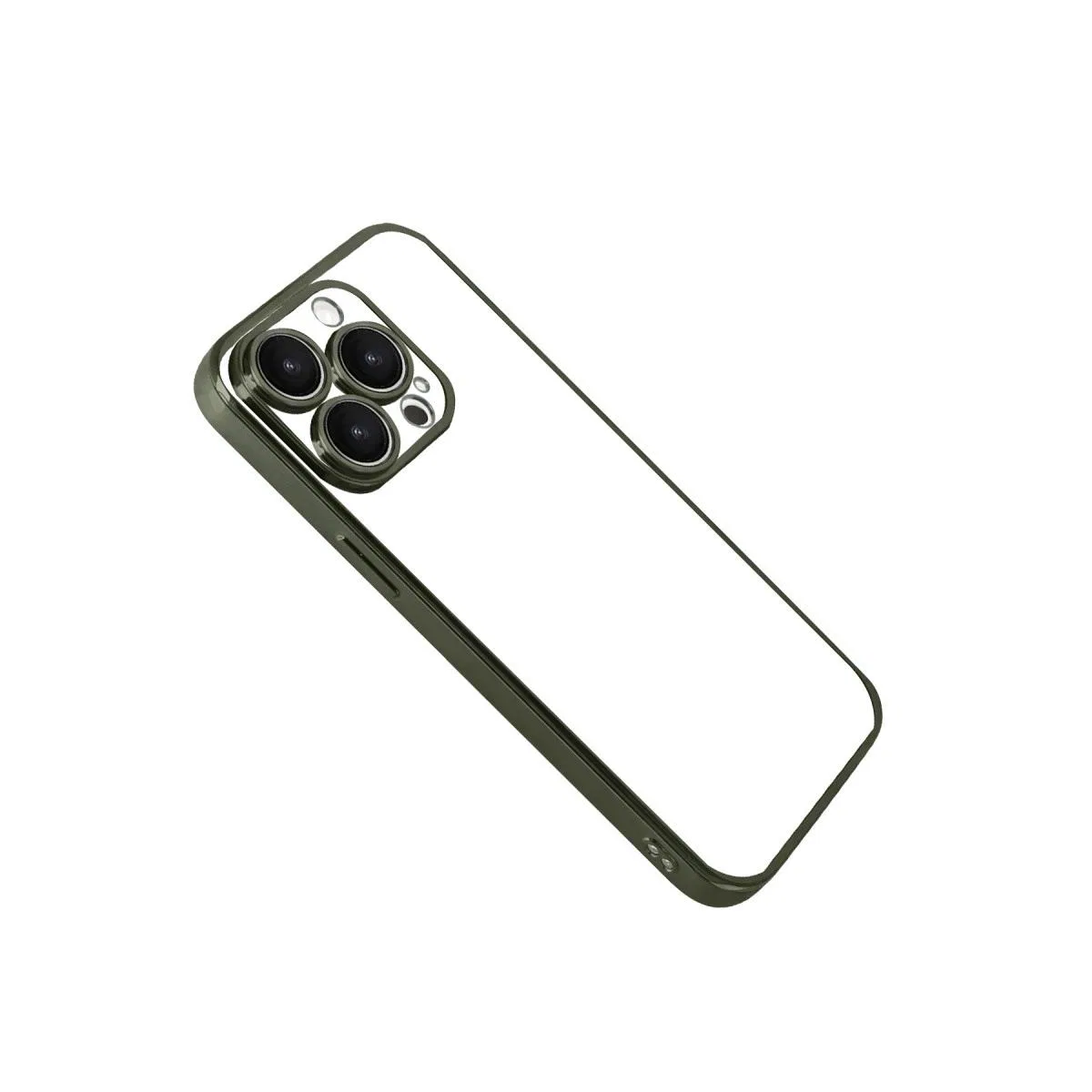 Apple İphone 15 Pro Max Razer Lensli Silikon - Yeşil görsel 4