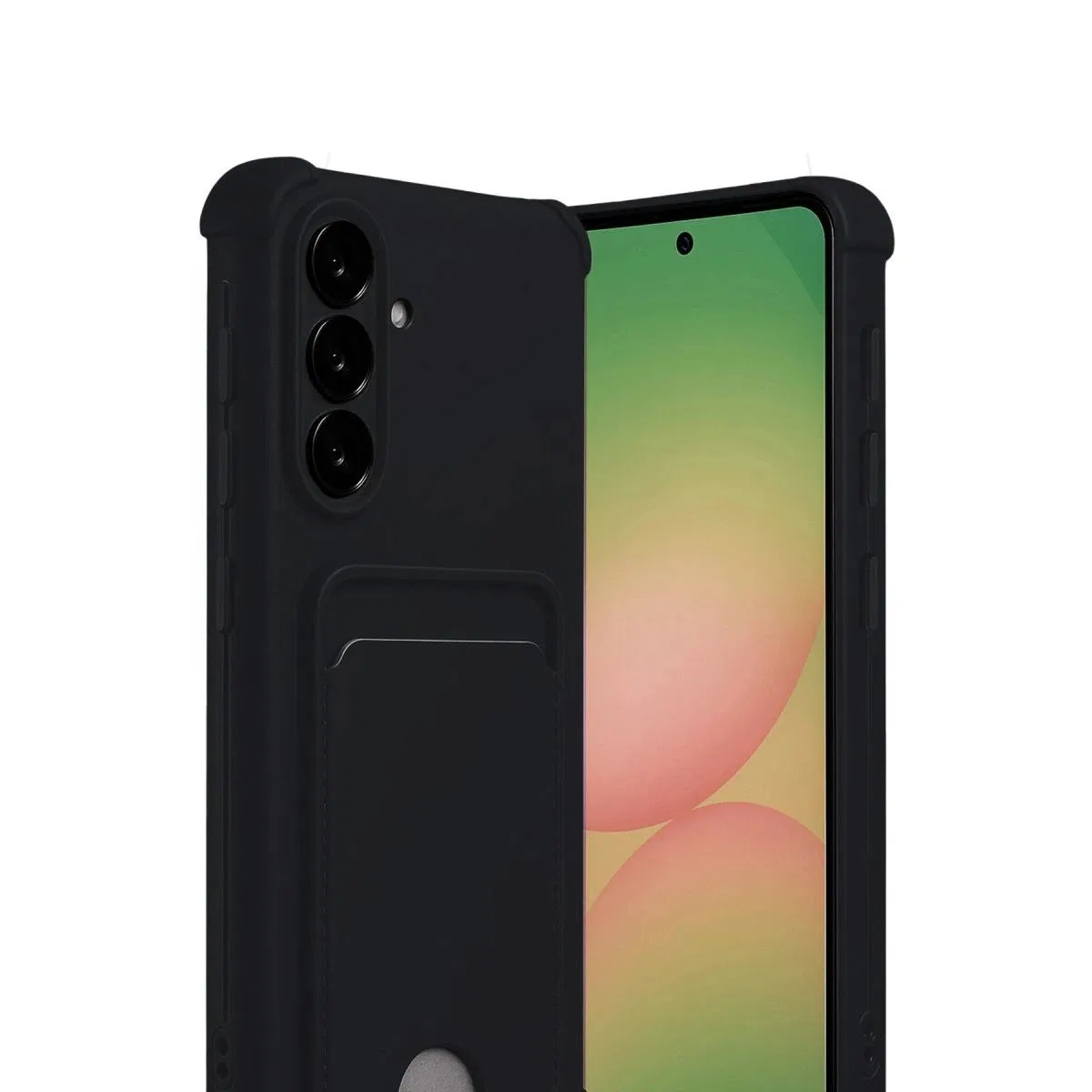 Samsung Galaxy A17 5g Kelvin Kartvizitli Silikon - Siyah görsel 2